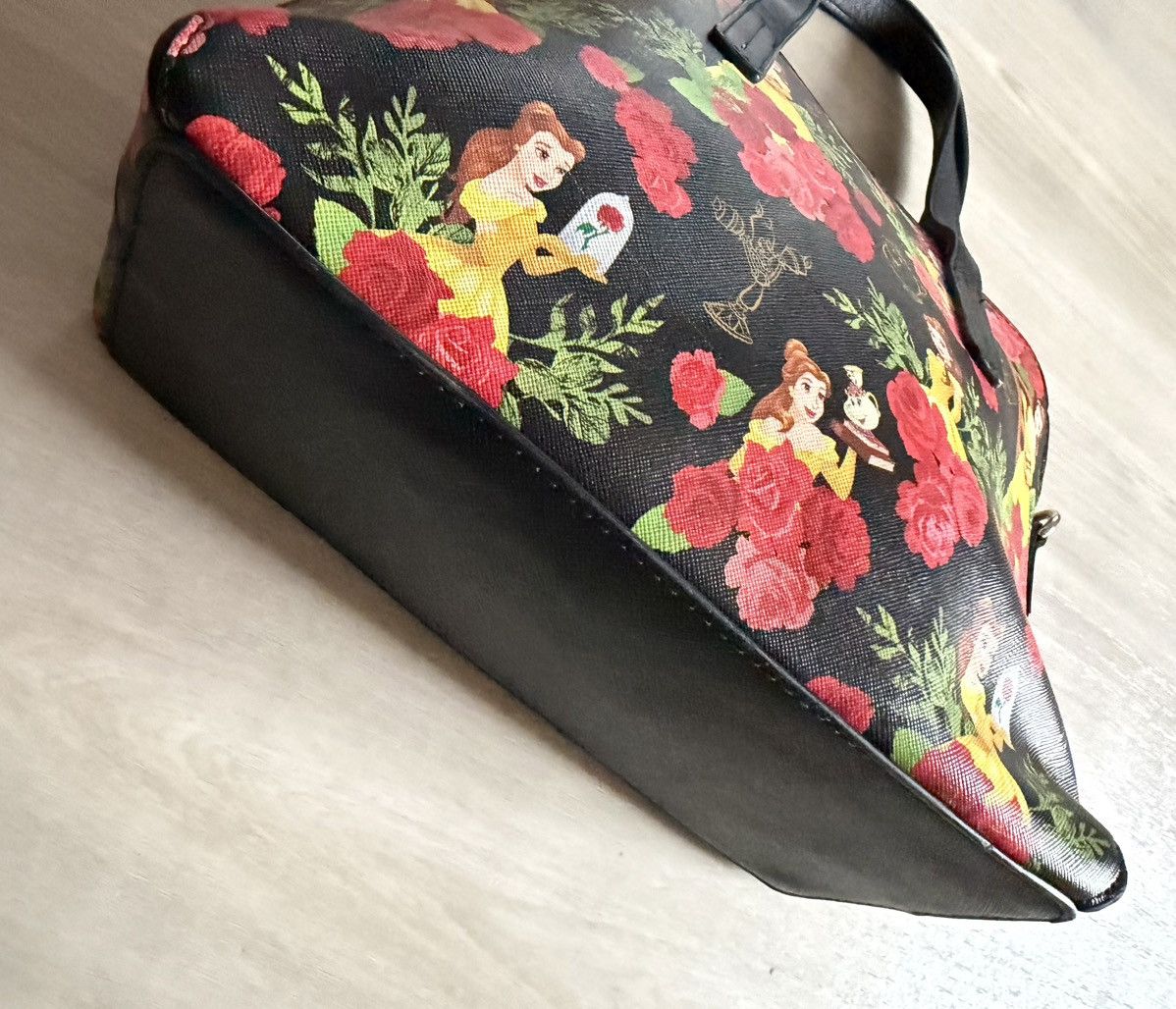 Disney Loungefly Disney Beauty and The Beast Floral Roses Size ONE SIZE - 4 Thumbnail