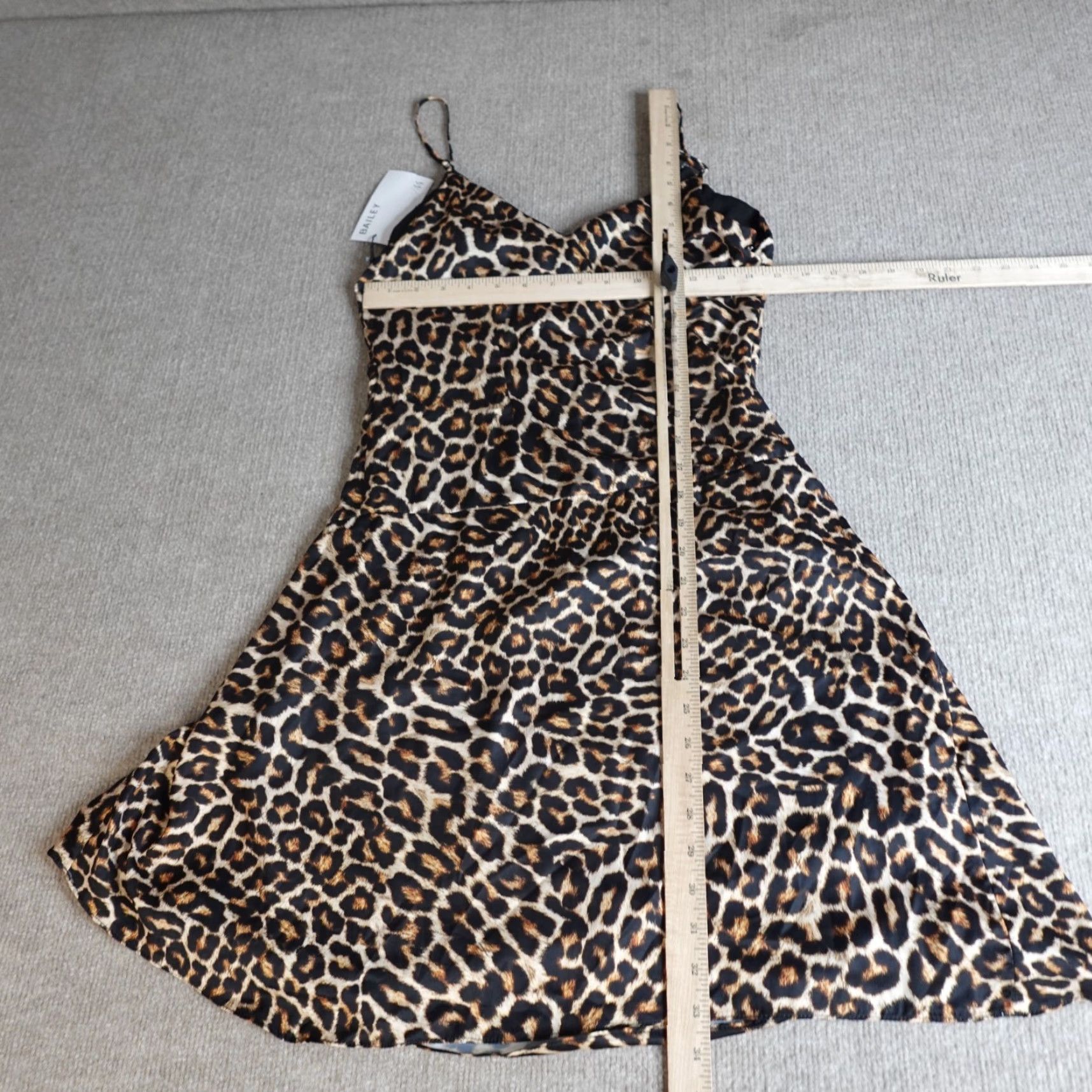 Bailey 44 Bailey 44 Womens Dress S Black Beige Sundress Eleonora Leopard Print Sundress NEW Cap Sleeve? (Note: original had sleeveless) Size S / US 4 / IT 40 - 7 Thumbnail