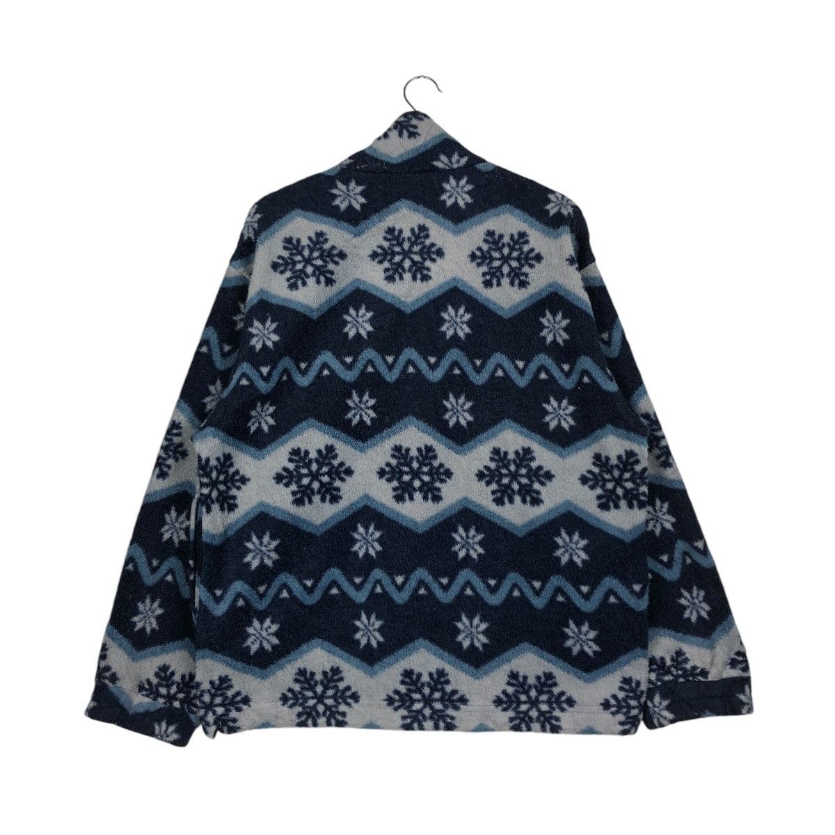 Japanese Brand 📌Vintage Half Zipper Fleece Jacket Native Navajo Our Pride Size US M / EU 48-50 / 2 - 9 Thumbnail