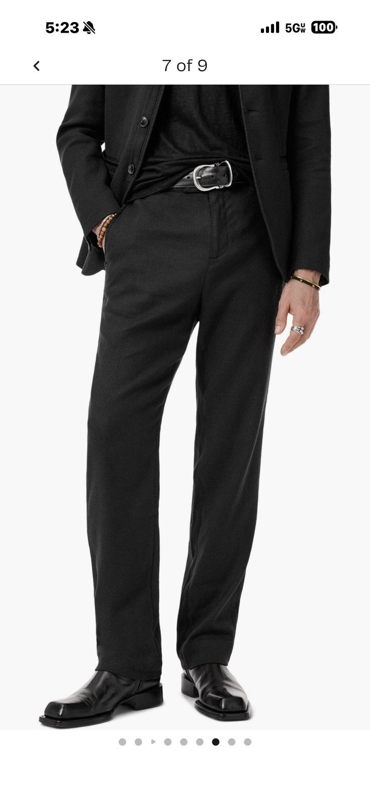 John Varvatos John Varvatos 2025 mens duncan pants.50/34. $428 Size US 34 / EU 50 - 1 Thumbnail