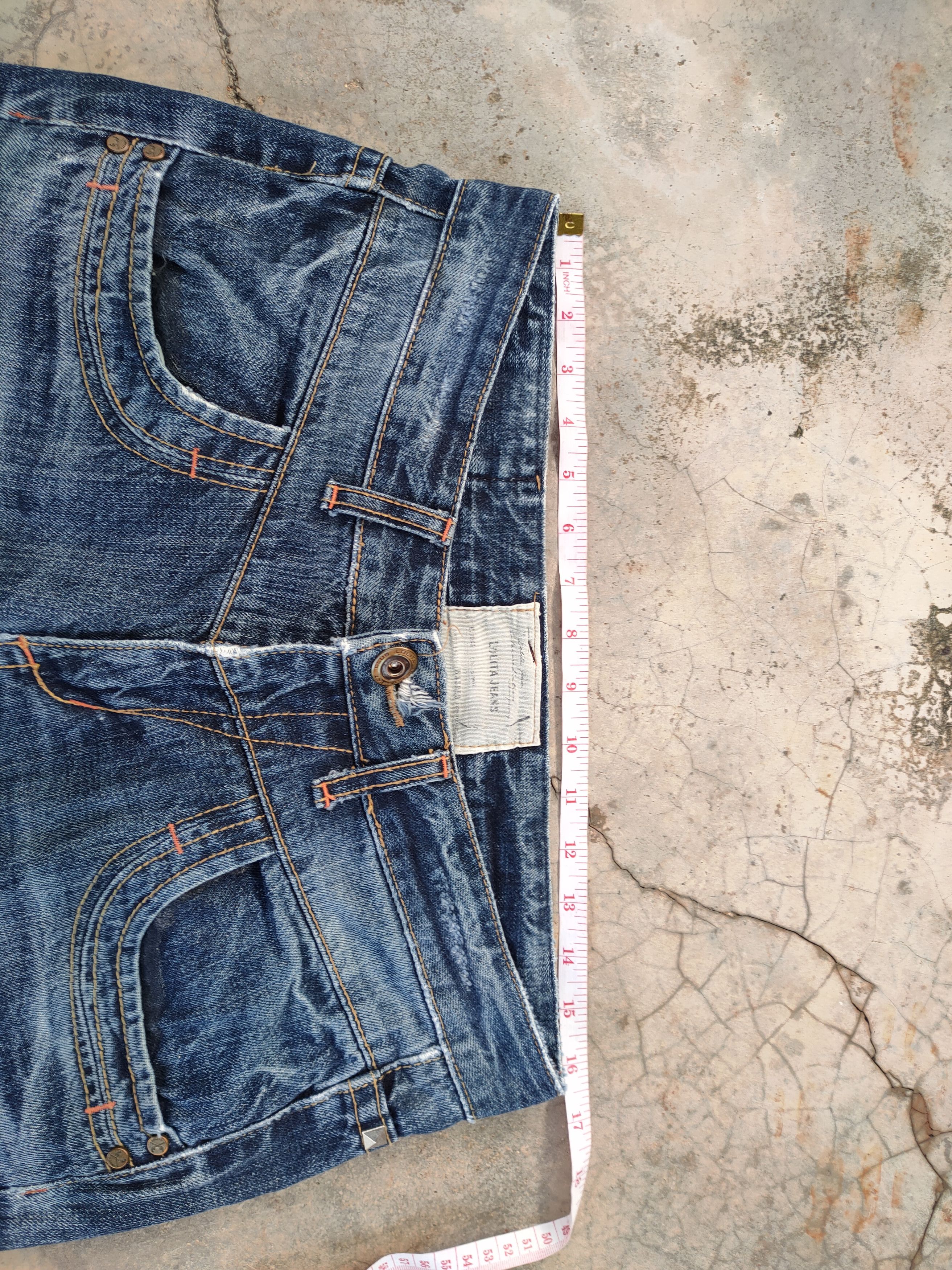 Japanese Brand VINTAGE LOLITA JAPANESE FADED DISTRESSED DENIM JEAN PANTS Size US 33 - 6 Thumbnail