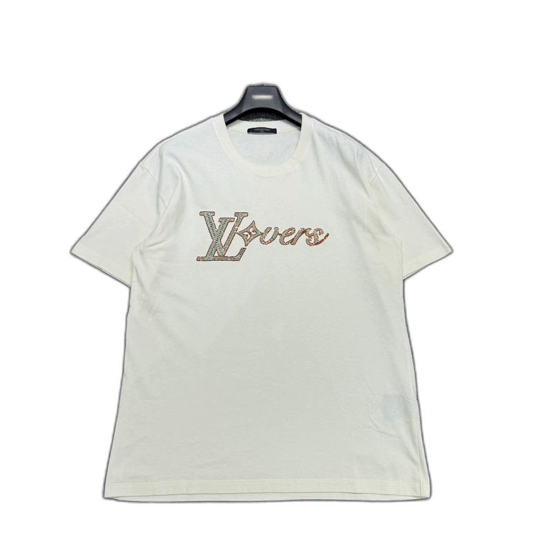 Louis Vuitton Louis Vuitton Short Sleeve Embroidered TShirt-2506 Size US XXL / EU 58 / 5 - 1 Thumbnail