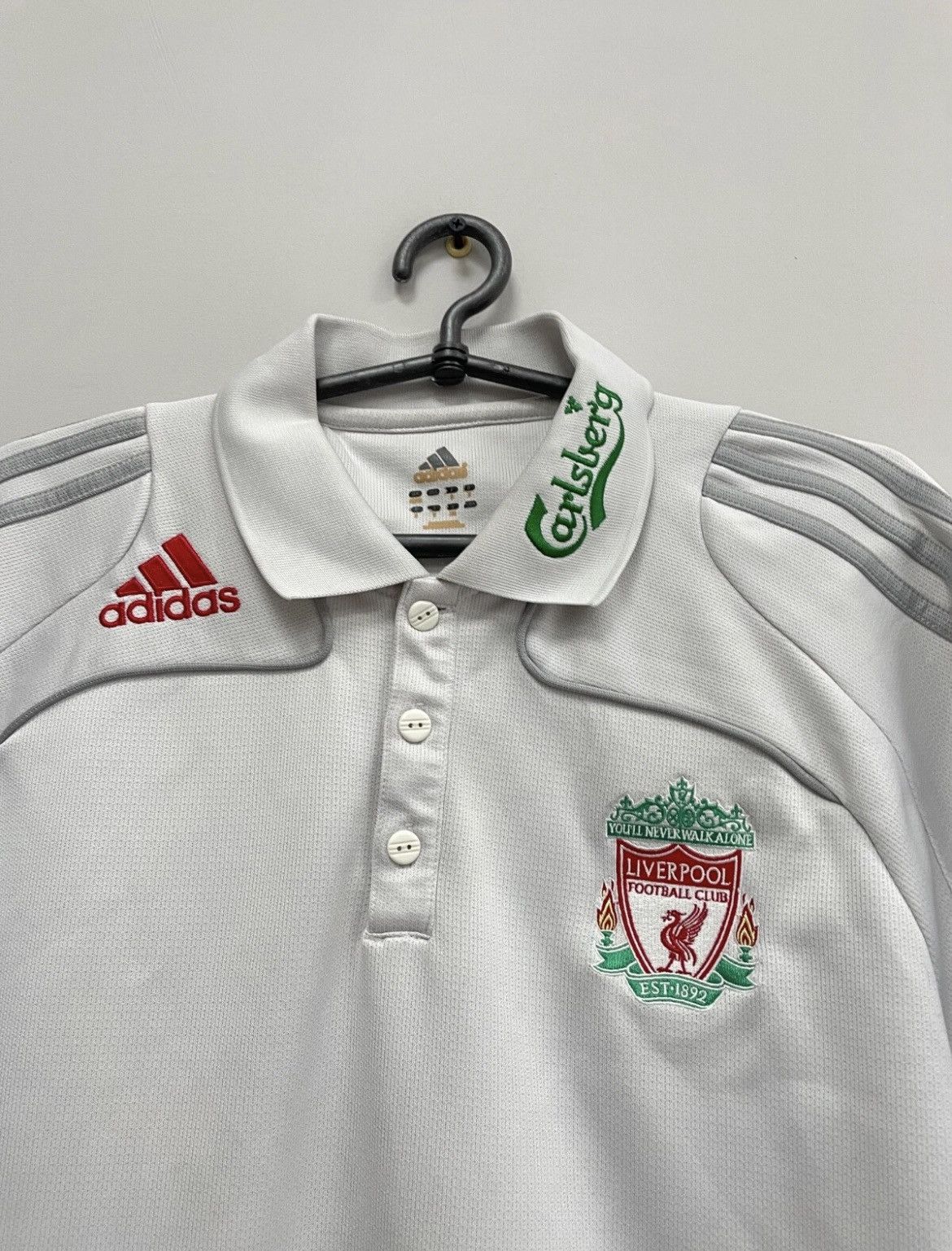 Adidas Adidas Liverpool 2007/2008 Football Polo Shirt Size US XL / EU 56 / 4 - 2 Thumbnail