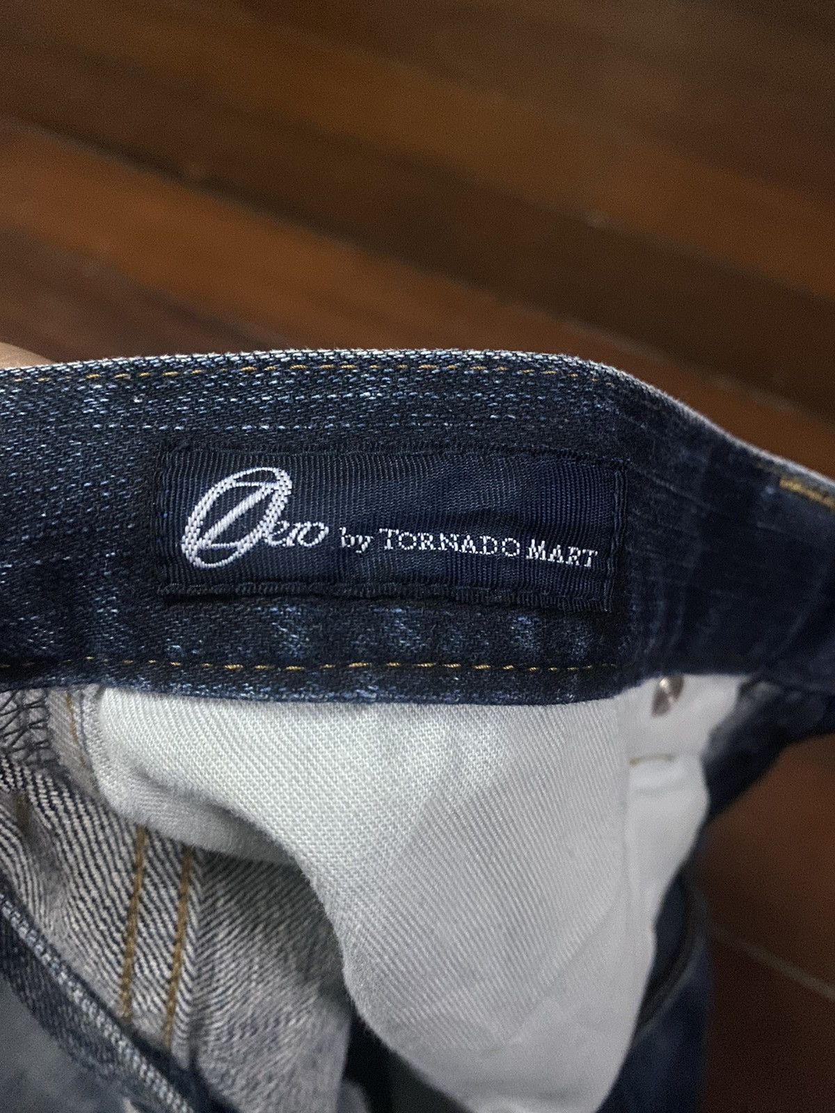 If Six Was Nine FIRE Tornado Mart Flare Denim Pants CLAWMARK DISTRESSED Size US 34 / EU 50 - 24 Thumbnail