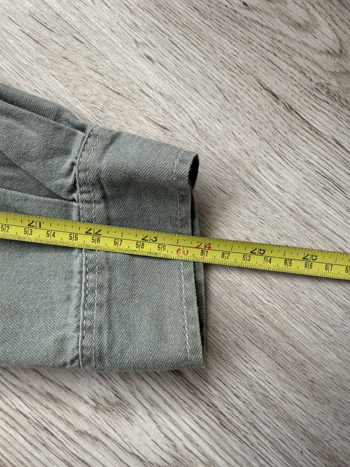 Levi's Vintage 90s Levi’s Western Shirt Green Khaki Red Tab Size M Size US M / EU 48-50 / 2 - 17 Thumbnail