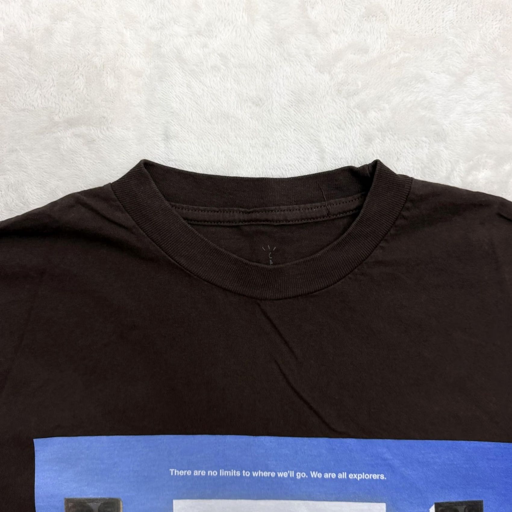 Travis Scott Cactus Jack PlayStation Shirt Mens S Brown Space Video Game Short Sleeve Crew Neck Logo Graphic Print Size US S / EU 44-46 / 1 - 3 Thumbnail