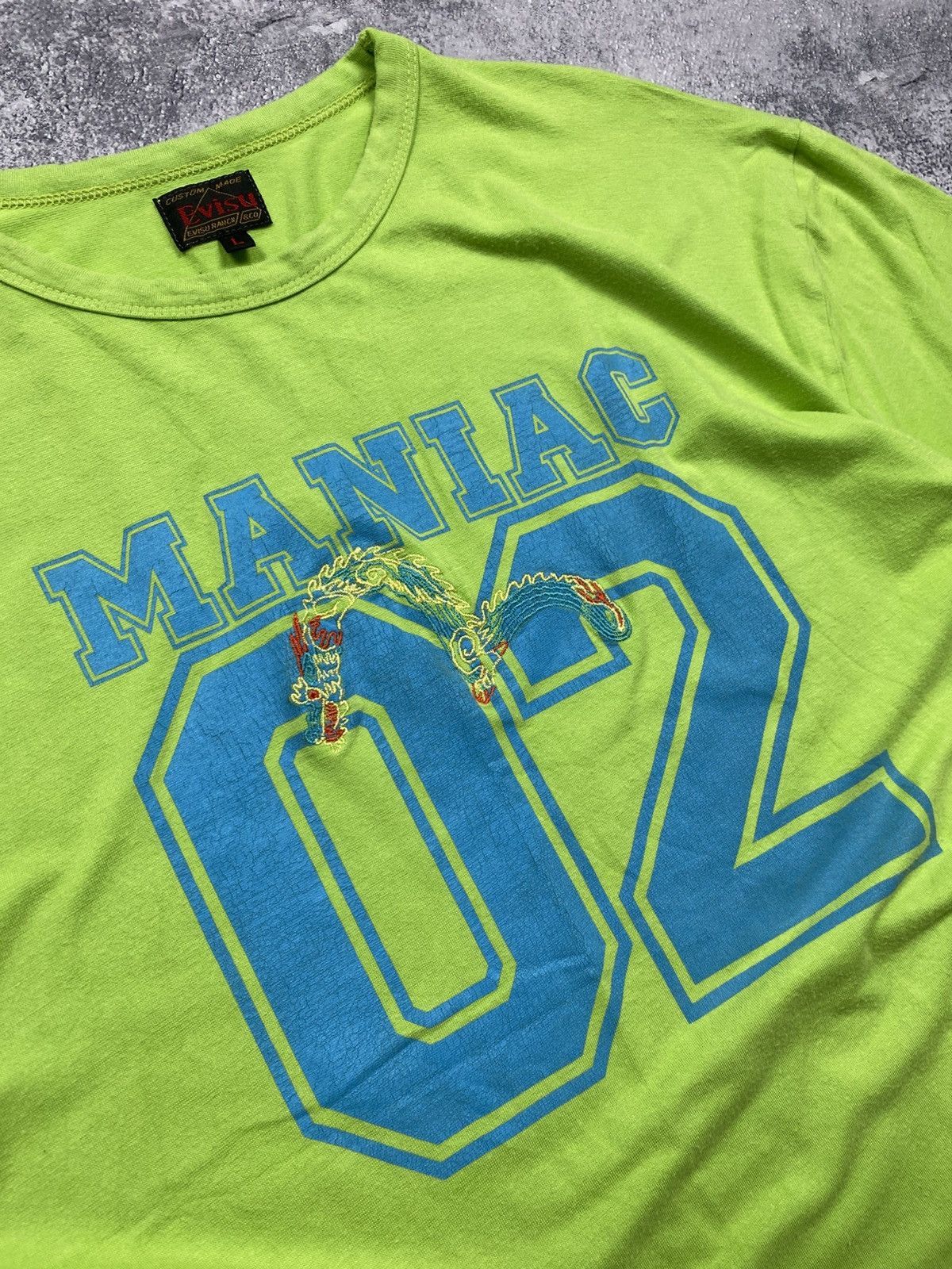 Evisu Vintage Evisu T-Shirt Japanese Maniac 02 Big Logo Tee Y2K Size US L / EU 52-54 / 3 - 7 Thumbnail