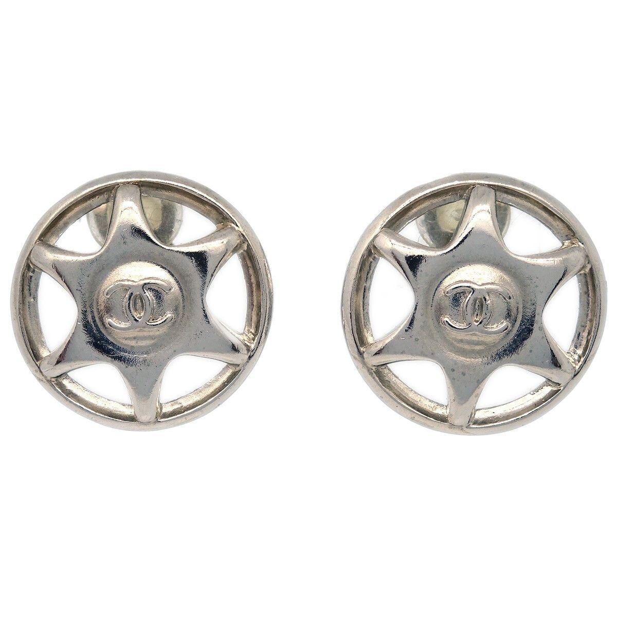 Chanel Chanel CC Round Earrings Metal Size ONE SIZE - 1 Thumbnail