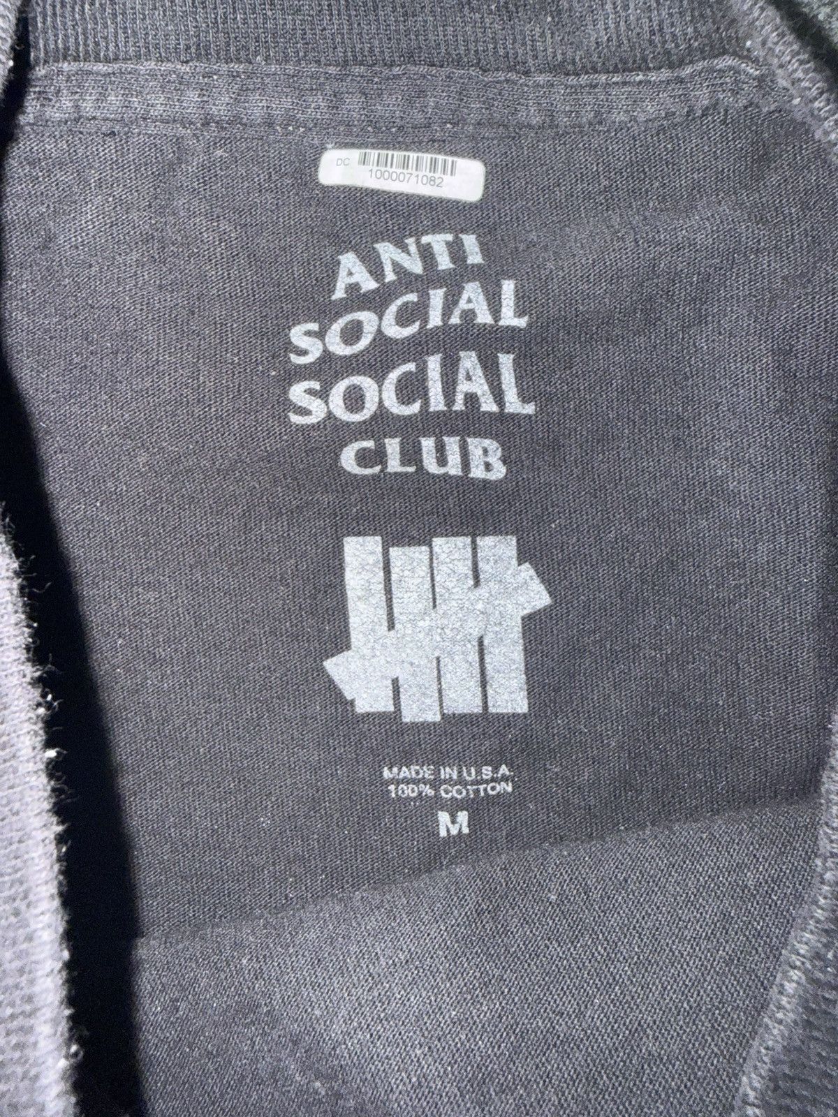 Anti Social Social Club × Undefeated Anti social social Club x Undefeated t shirt Size US M / EU 48-50 / 2 - 3 Thumbnail