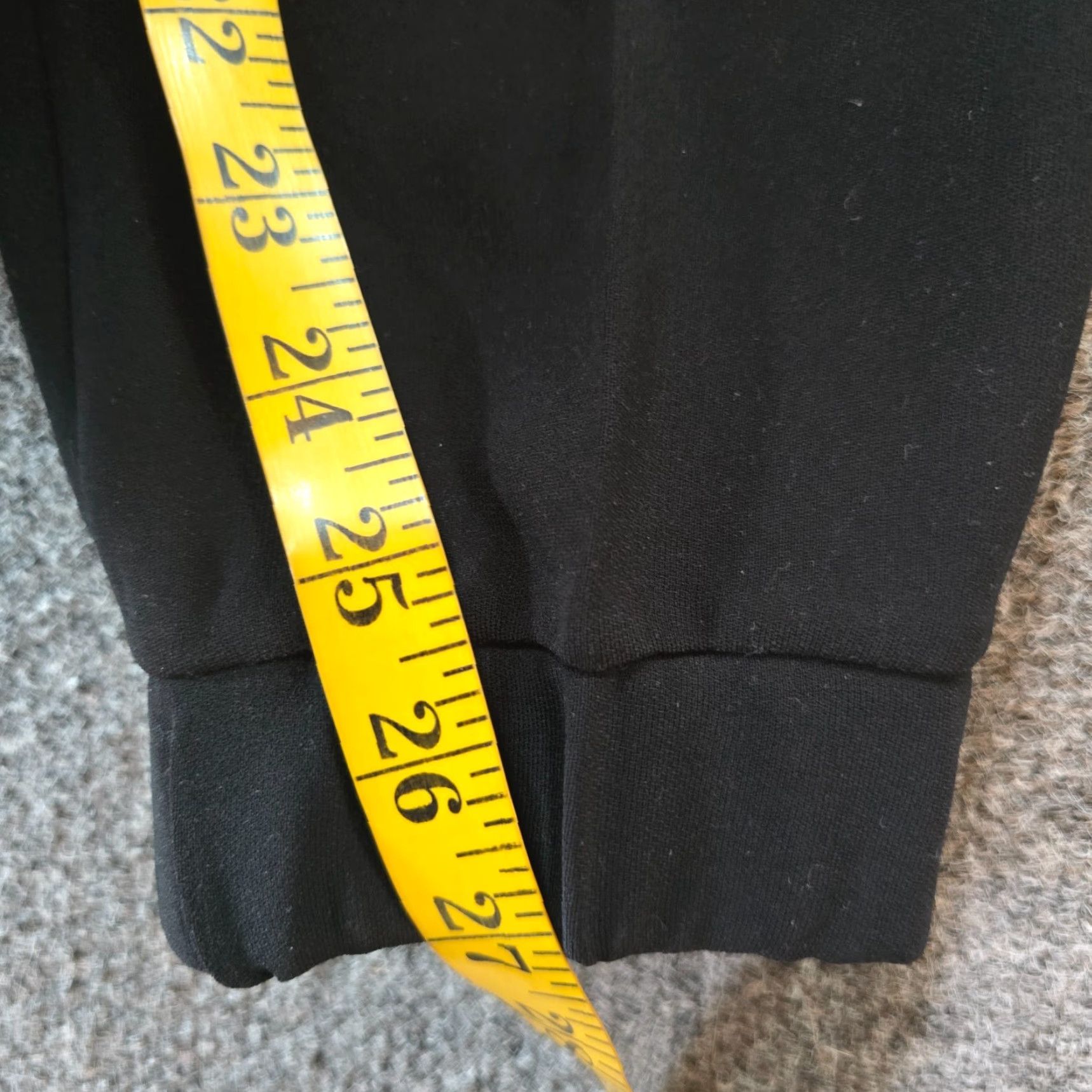 J.Crew J.CREW Pants Womens Size 4 Black Joggers Pockets Pull On Classic Tapered Twill 26.5 In Inseam Casual City Size 27" / US 4 / IT 40 - 6 Thumbnail