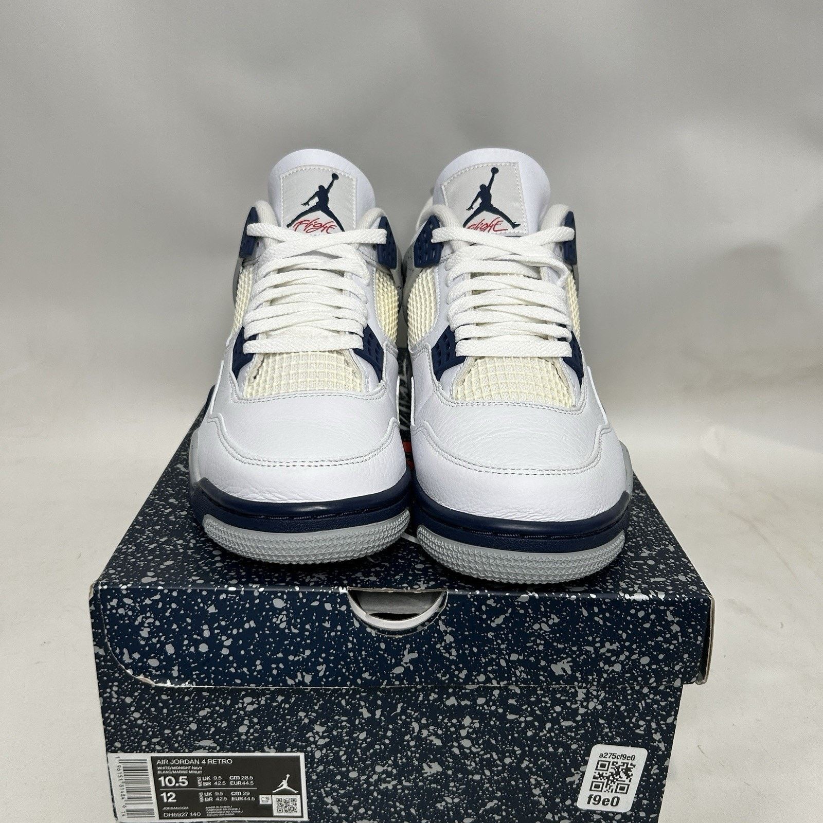 Jordan Brand Nike Air Jordan 4 Retro “Midnight Navy” 2022 Size US 10.5 / EU 43-44 - 2 Thumbnail