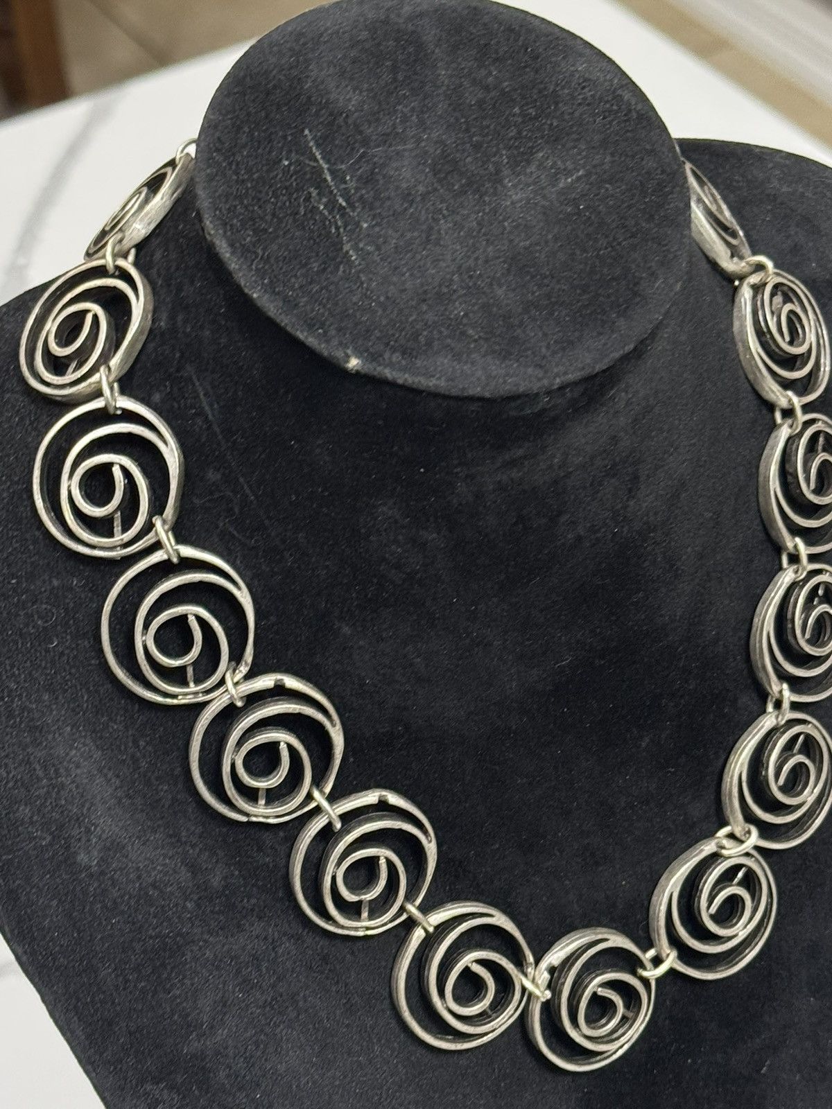 Jewelry antique silver necklace w/ Ottoman coin charm Size ONE SIZE - 6 Thumbnail