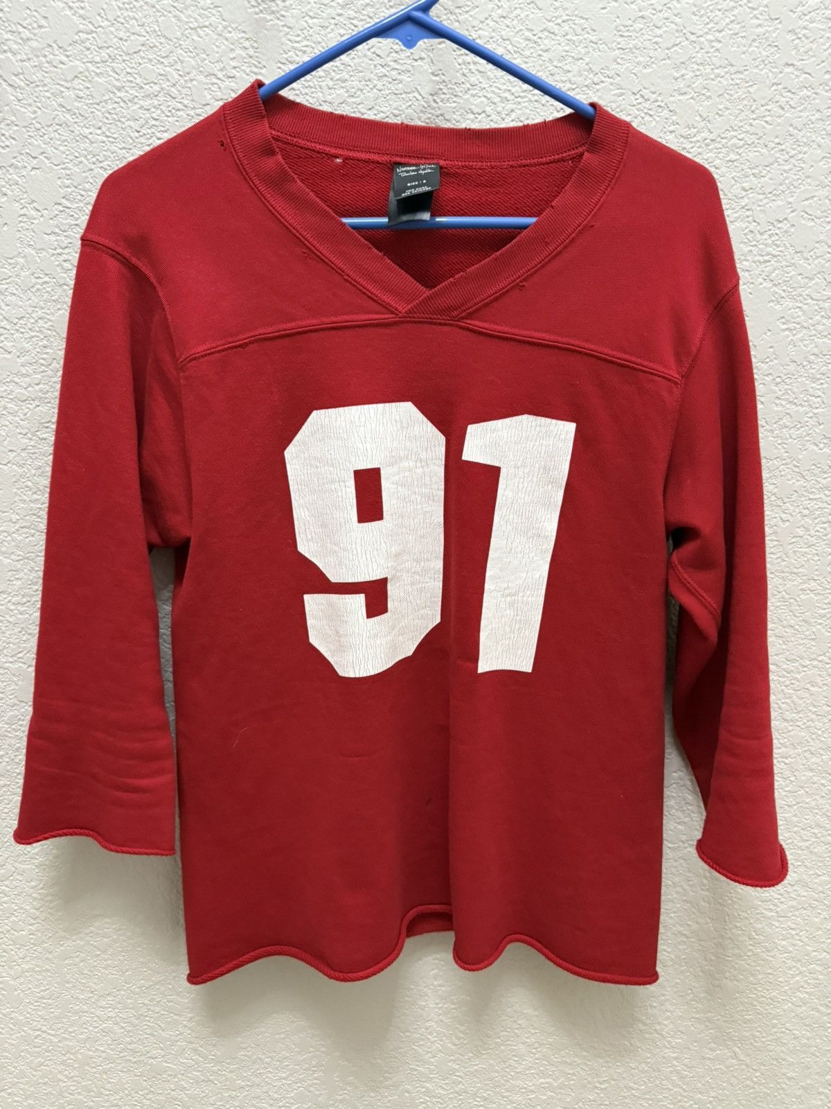 Number (N)ine Number Nine Rose 91 Raw Hem Long Sleeve Size US M / EU 48-50 / 2 - 1 Thumbnail