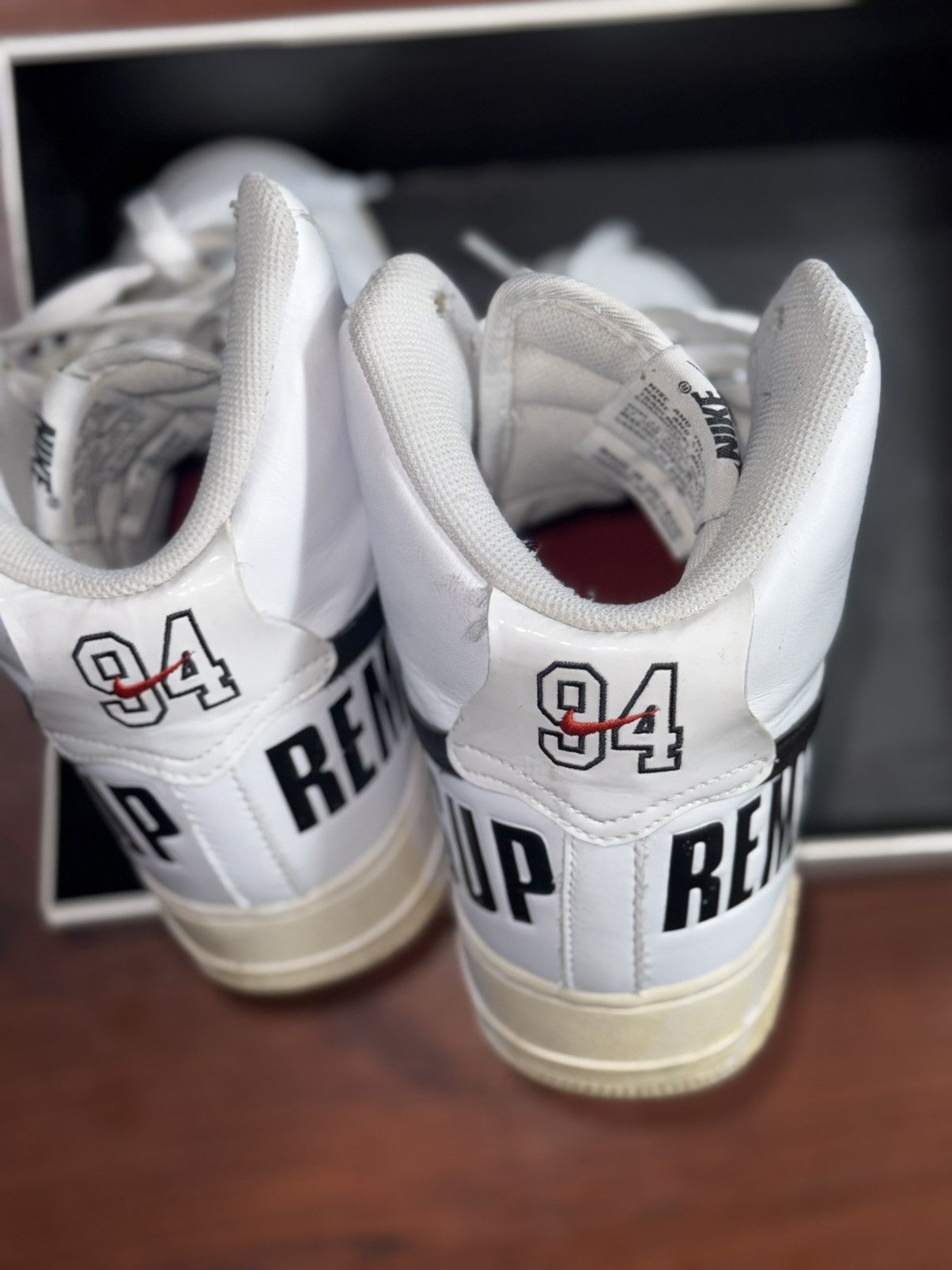 Supreme Nike Air Force 1 High Supreme X Supreme White 2014 Size 10 Size US 10 / EU 43 - 3 Thumbnail