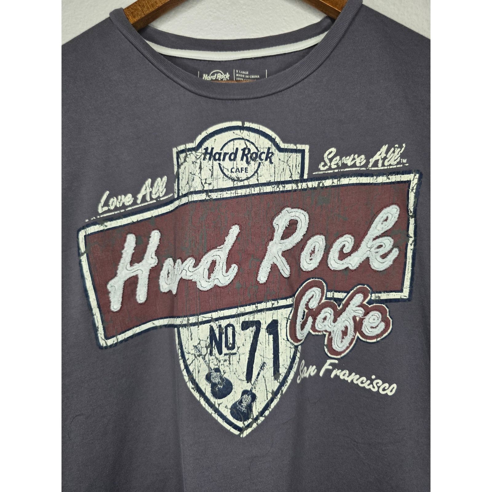 Hard Rock Cafe Hard Rock Cafe Shirt Mens XL Gray San Fancisco Tee Size US XL / EU 56 / 4 - 2 Thumbnail