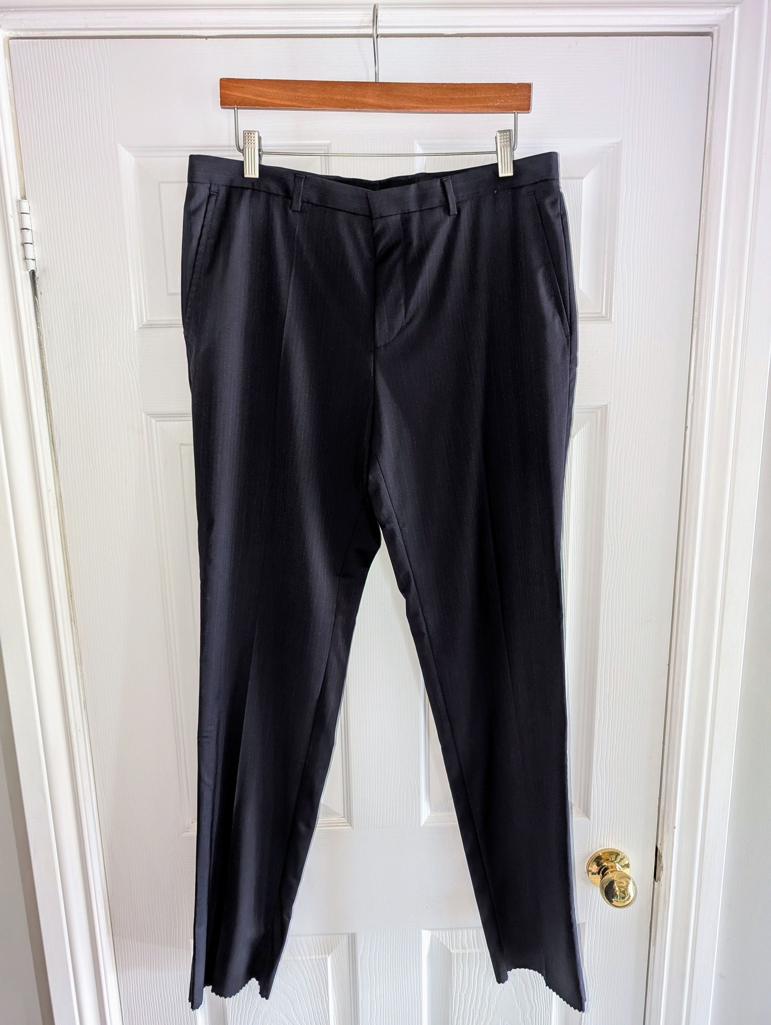 Hugo Boss HUGO BOSS PINSTRIPE TROUSER PANTS Size 40R - 1 Thumbnail