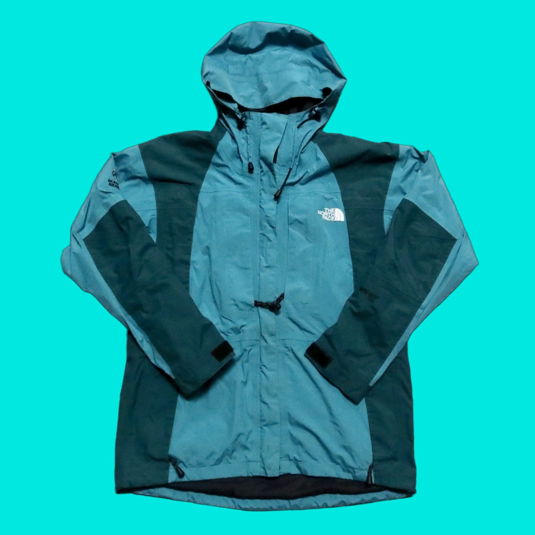 The North Face VINTAGE The North Face Summit Series Mountain Parka Jacket S Teal Womens Size S / US 4 / IT 40 - 1 Thumbnail