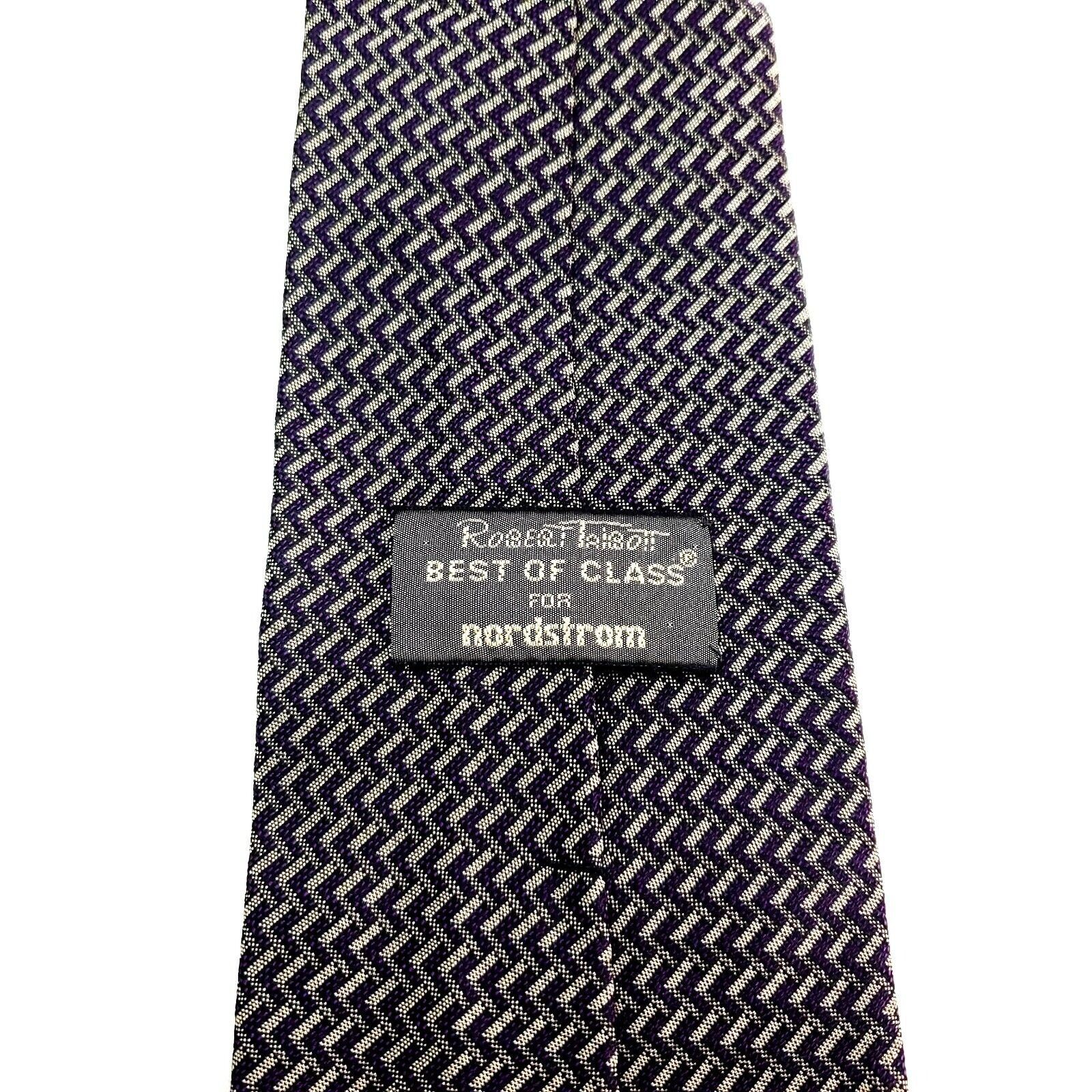 Robert Talbott Robert Talbott Best Of Class Nordstrom Silk Tie Woven Purple Size ONE SIZE - 3 Thumbnail