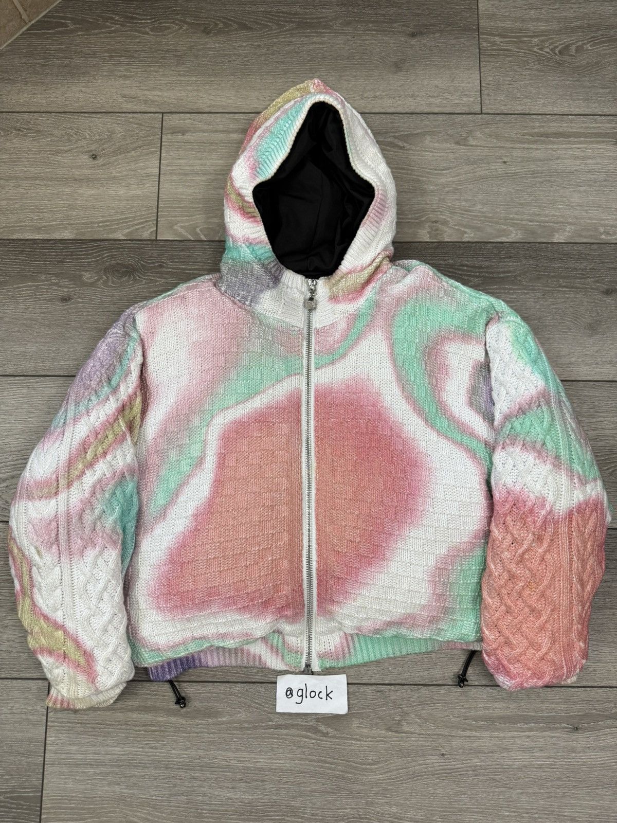 Bad Son Badson SPCTRM Multicolor Knit Puffer Jacket Size Medium Size US M / EU 48-50 / 2 - 5 Thumbnail