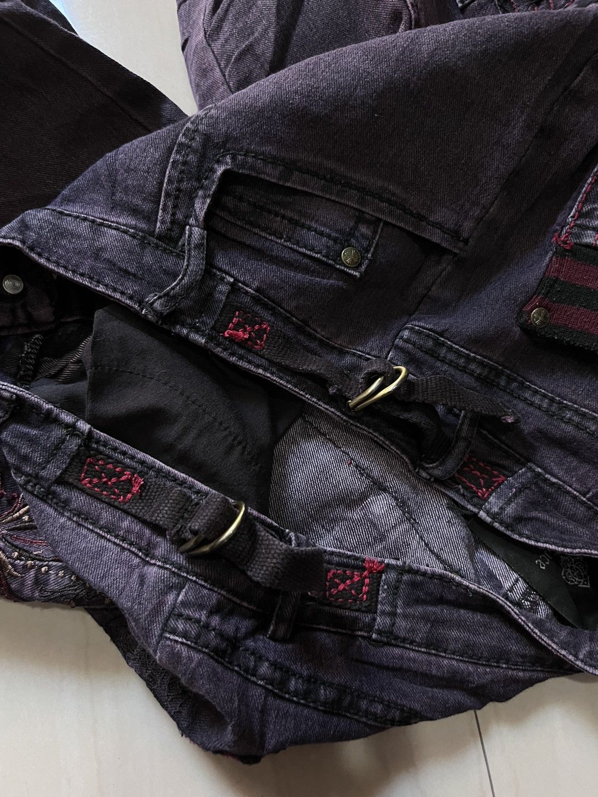 If Six Was Nine × Japanese Brand Ozz croce flare jeans vintage Size US 29 - 6 Thumbnail