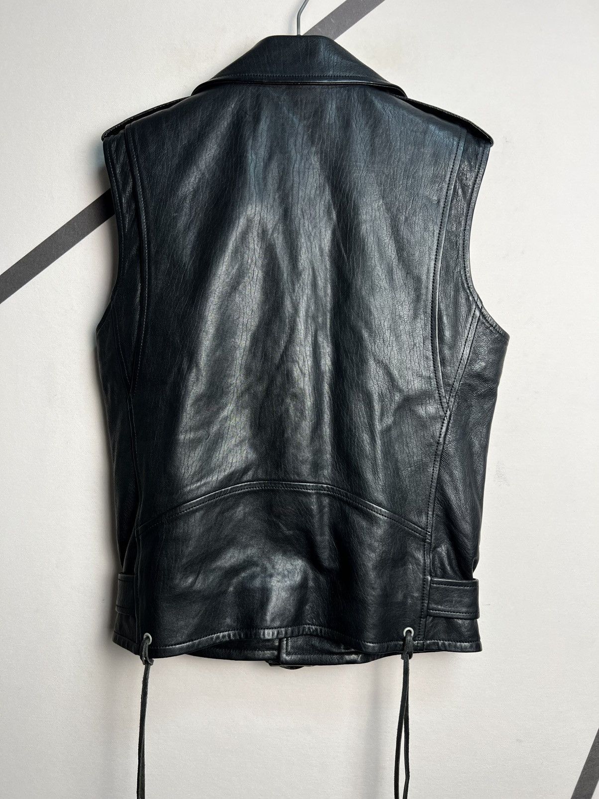 Saint Laurent Paris SS14 L17 Leather Vest sz 46 Size US S / EU 44-46 / 1 - 2 Thumbnail