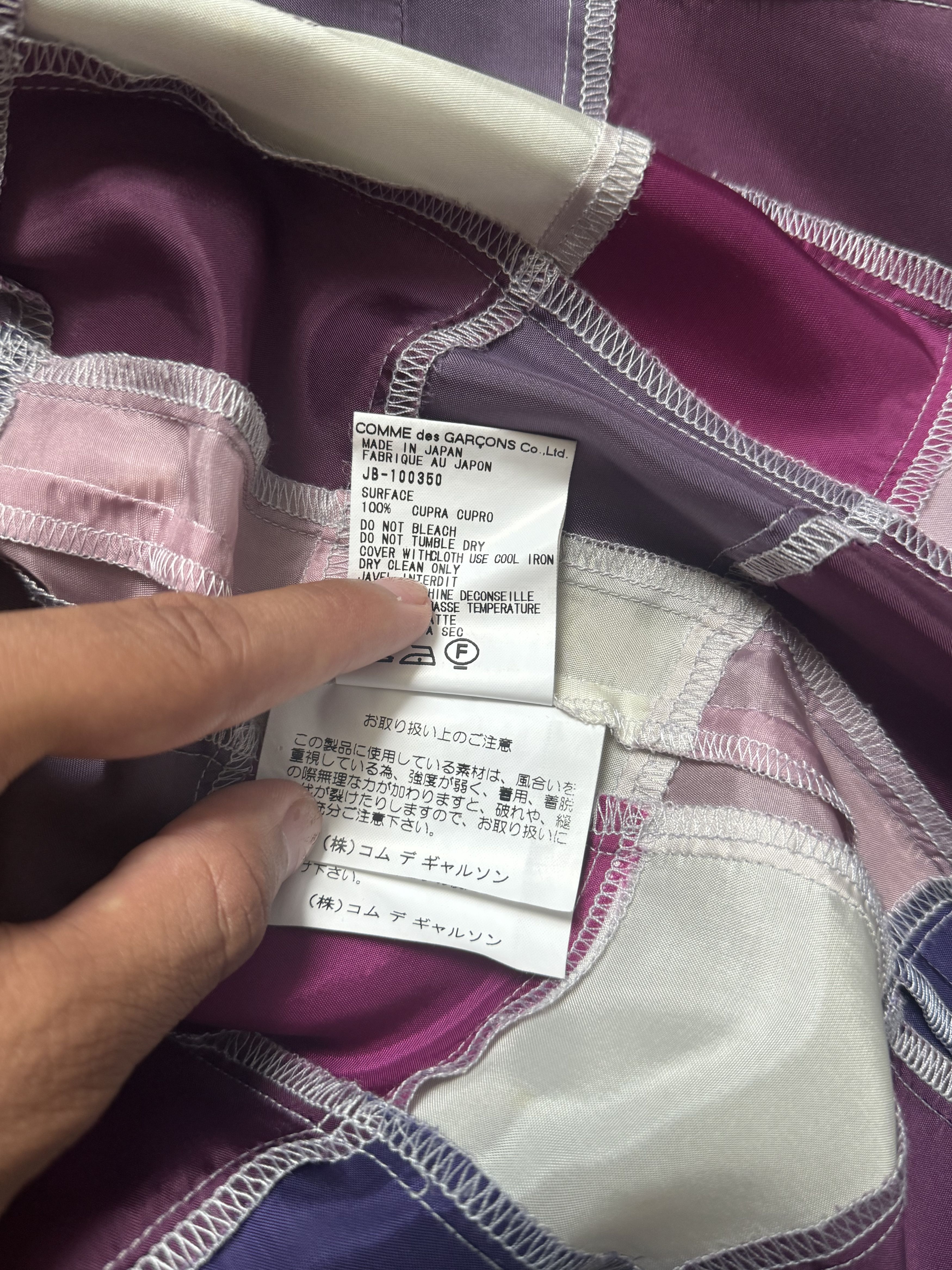 Comme des Garcons Comme Des Garcons Junya Watanabe S/S 2000 Patchwork Shirt Size US S / EU 44-46 / 1 - 5 Thumbnail