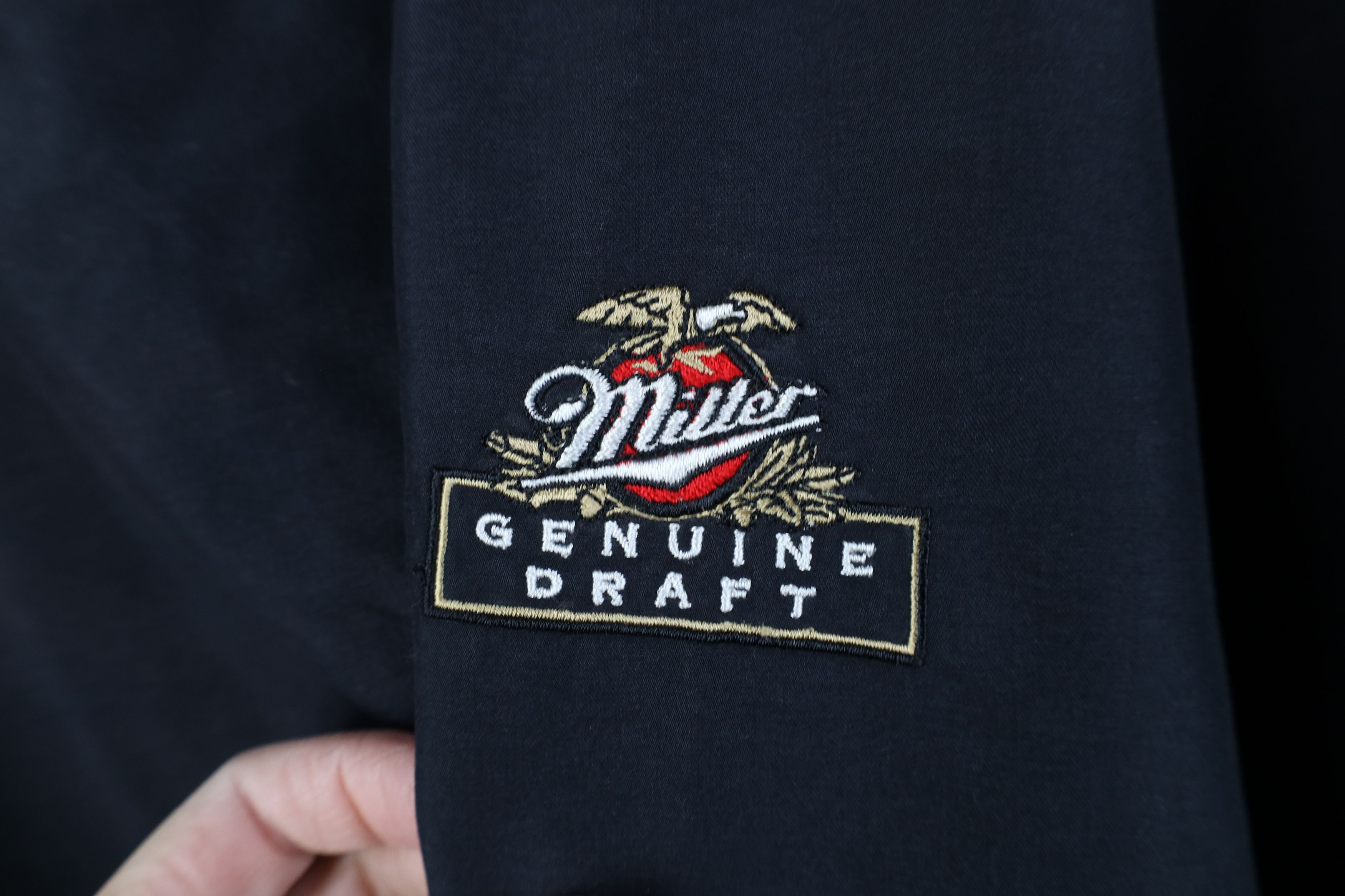Vintage Vintage 90s Miller Genuine Draft Beer Windbreaker Jacket USA Size US XL / EU 56 / 4 - 4 Thumbnail