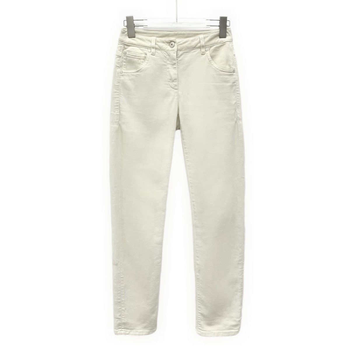 Brunello Cucinelli Brunello Cucinelli Beaded Design Denim Casual Pants K26WX Size 27" / US 4 / IT 40 - 1 Thumbnail