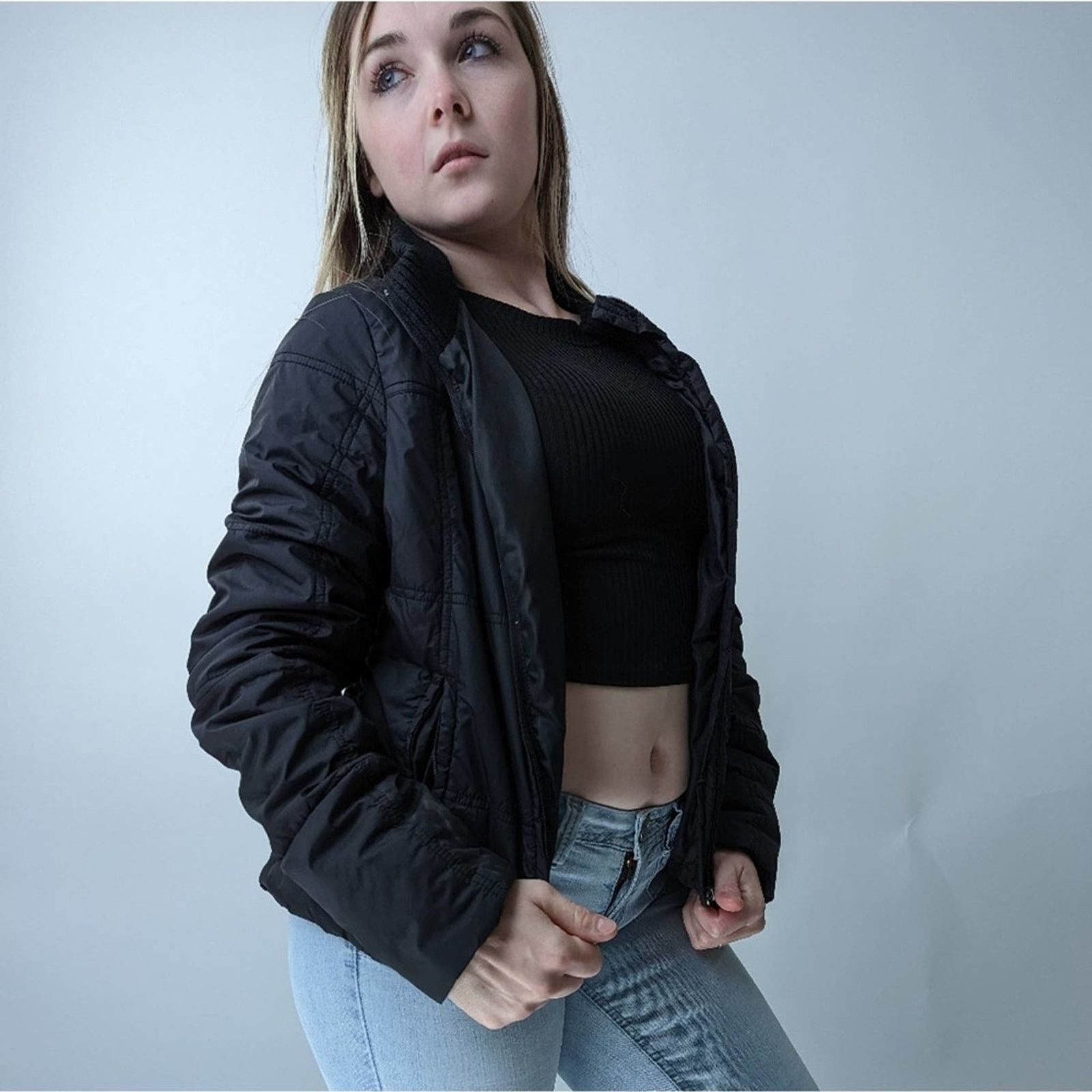 Guess Vintage Y2K Guess Jeans Nylon Puffer Jacket - L Size L / US 10 / IT 46 - 5 Thumbnail