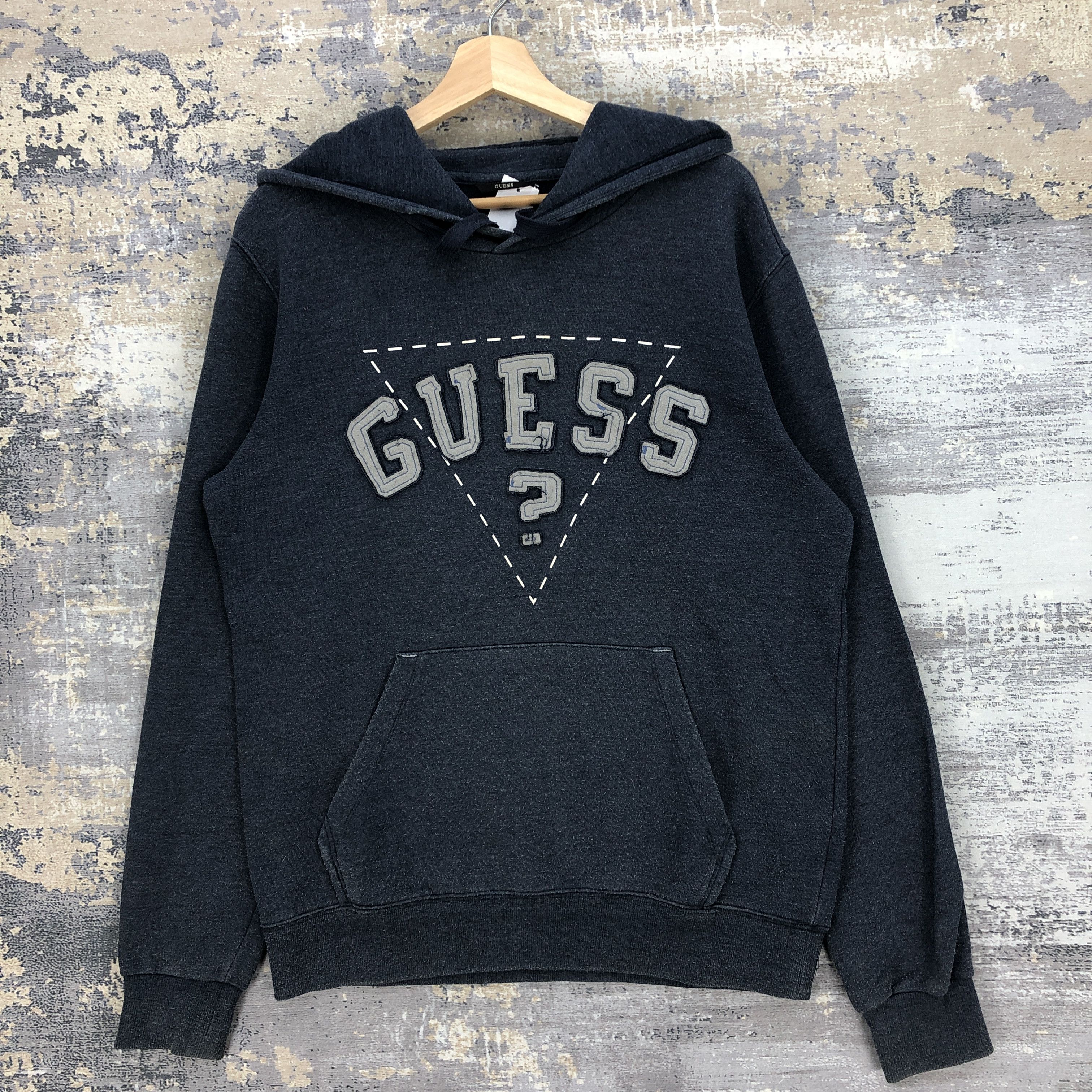 Guess Vintage 90s Guess Sweater Hoodie Guess Sweatshirt Hooded Size US L / EU 52-54 / 3 - 1 Thumbnail