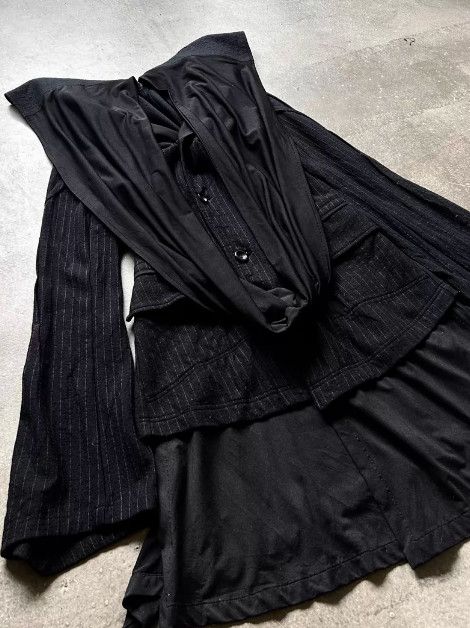 Other Kohshin Satoh 1990s Asymmetrical Deconstructed Patchwork Top Size XL / US 12-14 / IT 48-50 - 7 Thumbnail