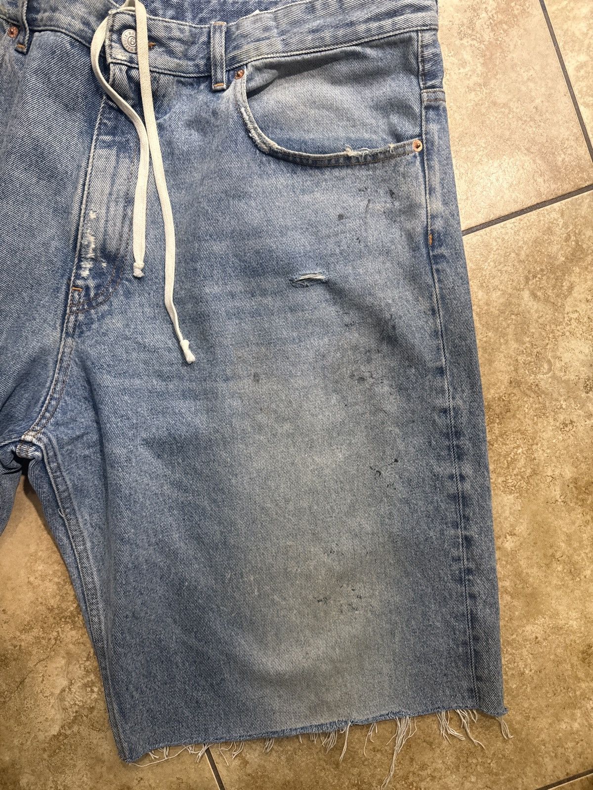 MM6 MM6 Long Length Denim Shorts Size US 38 / EU 54 - 4 Thumbnail