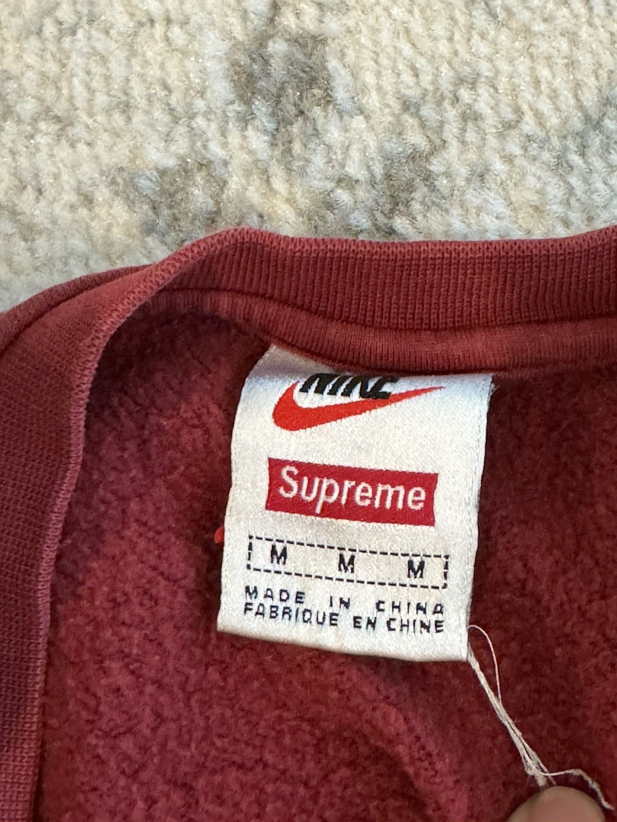 Nike × Supreme Nike x Supreme FW18 Crewneck Size US M / EU 48-50 / 2 - 4 Thumbnail