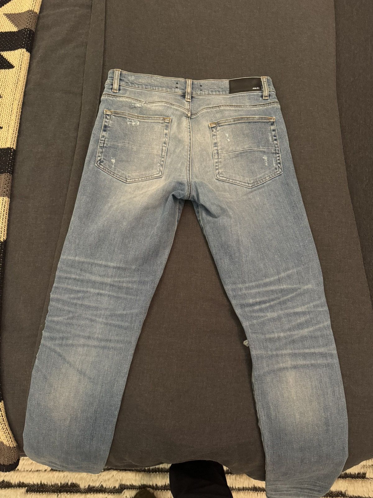 Amiri amiri japanese repair rosebowl jeans patchwork Size US 32 / EU 48 - 2 Thumbnail