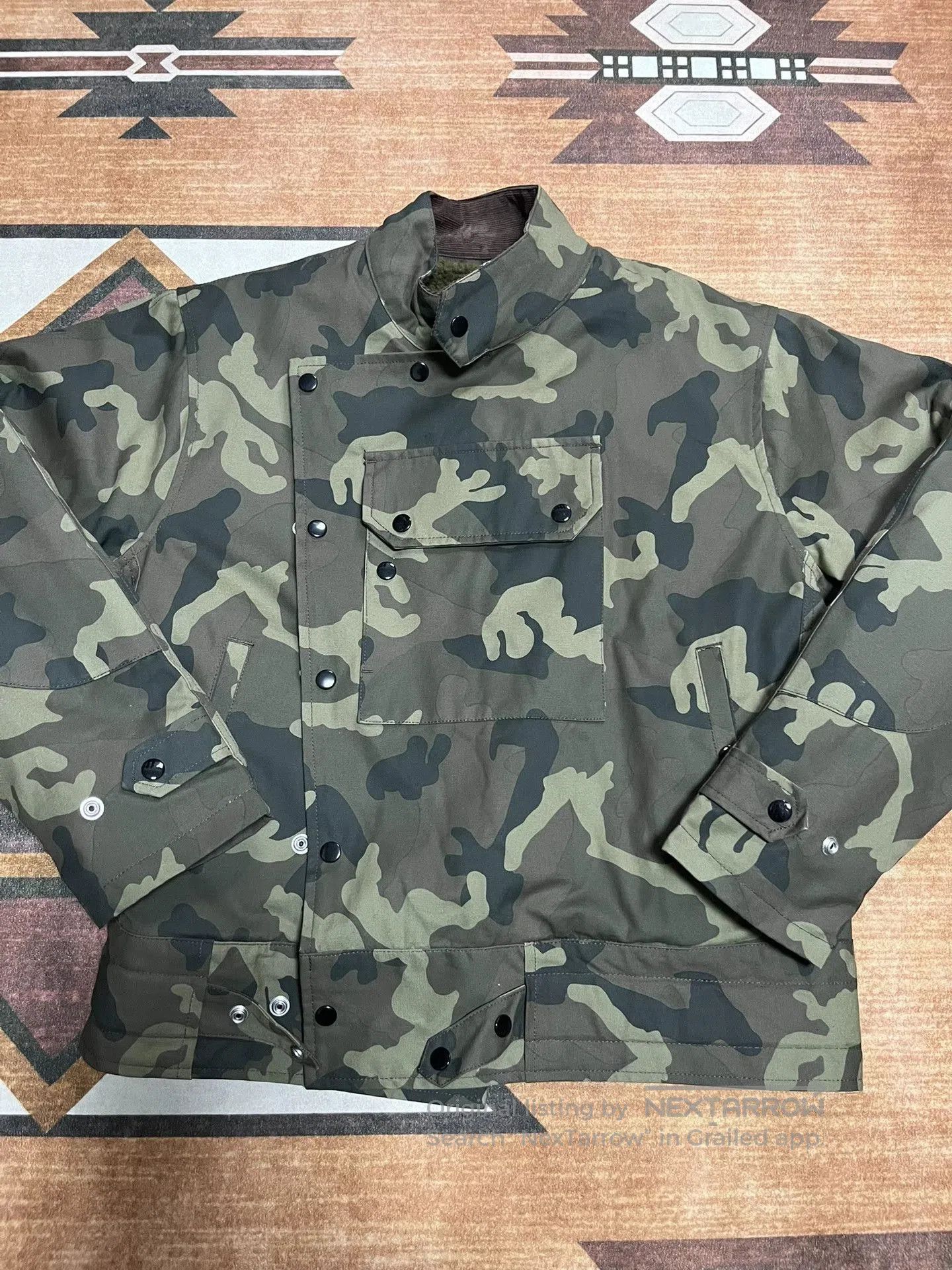 Other ITOHOUE Camo Swiss Moto Jacket Removable Liner. Size US XXS / EU 40 - 2 Thumbnail