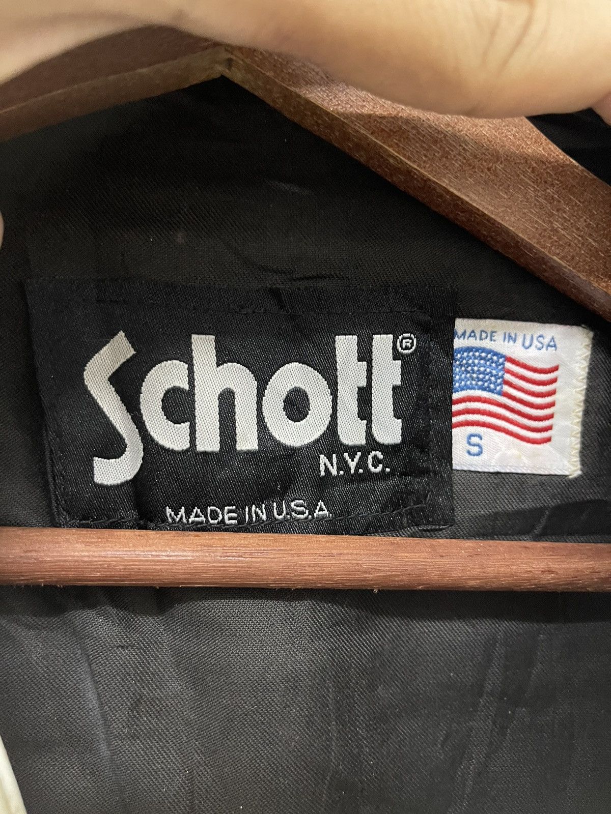 Schott Vintage SCHOTT NYC Leather Vest USA Made Size US S / EU 44-46 / 1 - 5 Thumbnail