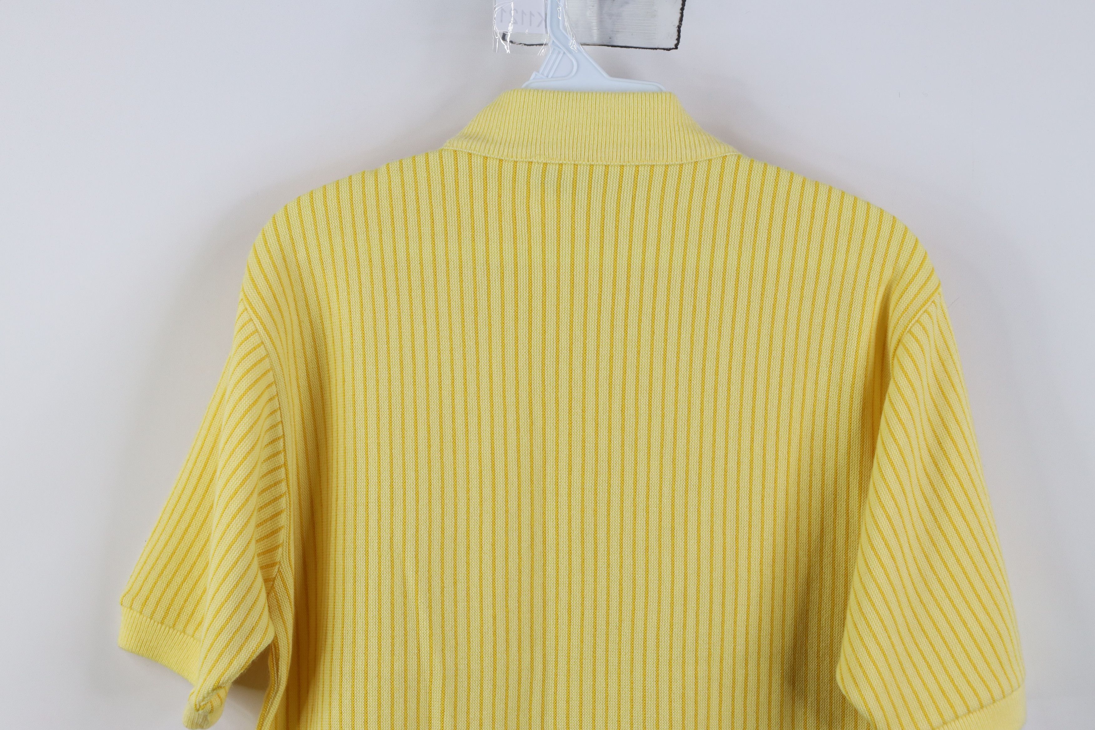 Vintage Vintage 50s Streetwear Short Sleeve Ringer Mock Neck Sweater Size US S / EU 44-46 / 1 - 13 Thumbnail