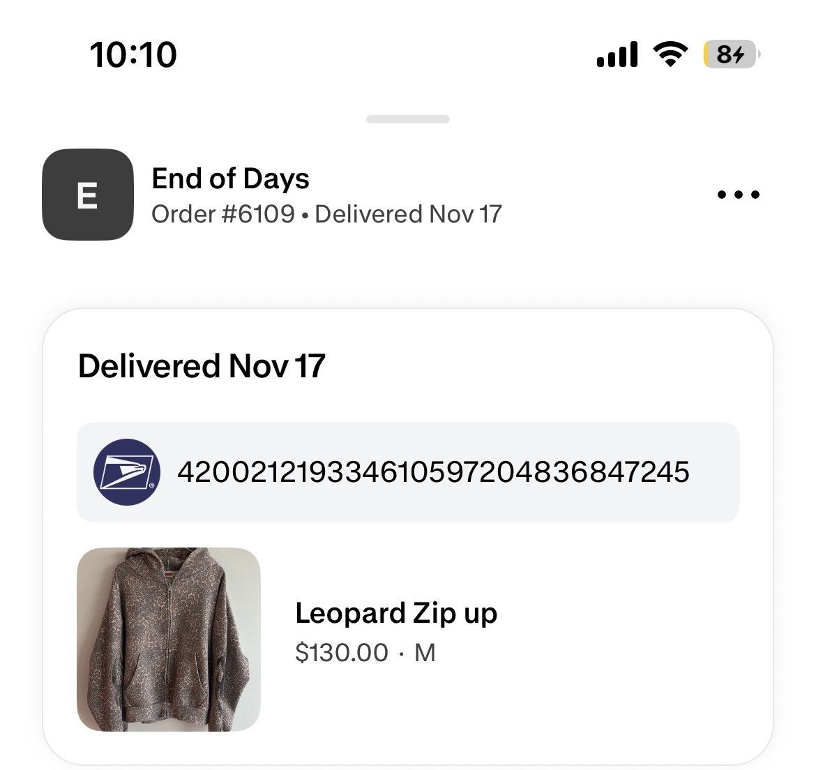 Other Medium End days Leapord Print Hoodie Size US M / EU 48-50 / 2 - 4 Thumbnail