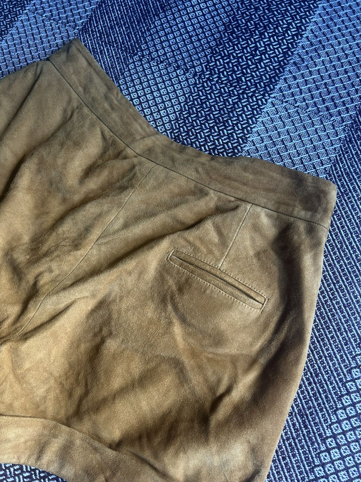 Sezane Sezane 100% Goat Leather Midi Skirt Women Size 44 Luxury Size 30" / US 8 / IT 44 - 14 Thumbnail