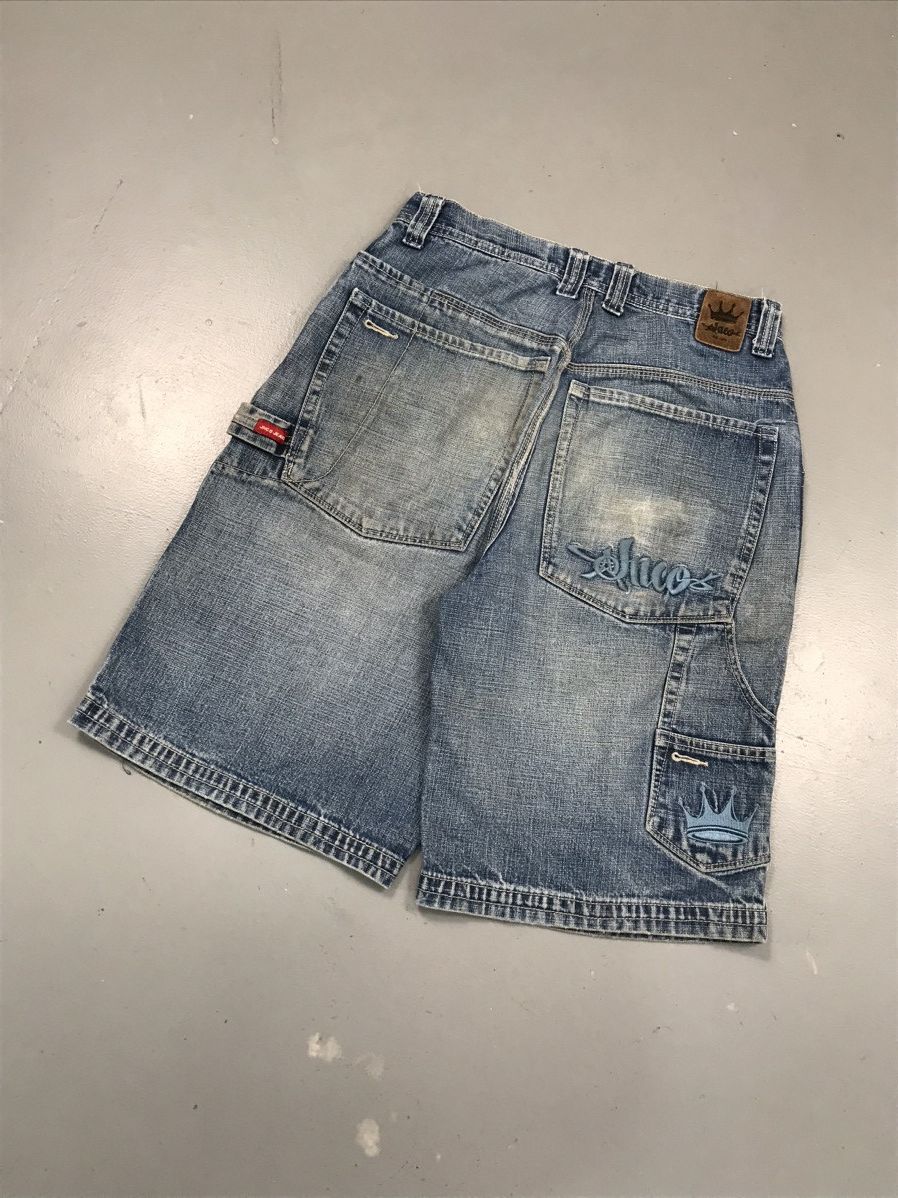 JNCO × Southpole × Vintage Vintage 90s Jnco crown embroidered denim Size US 31 - 2 Thumbnail