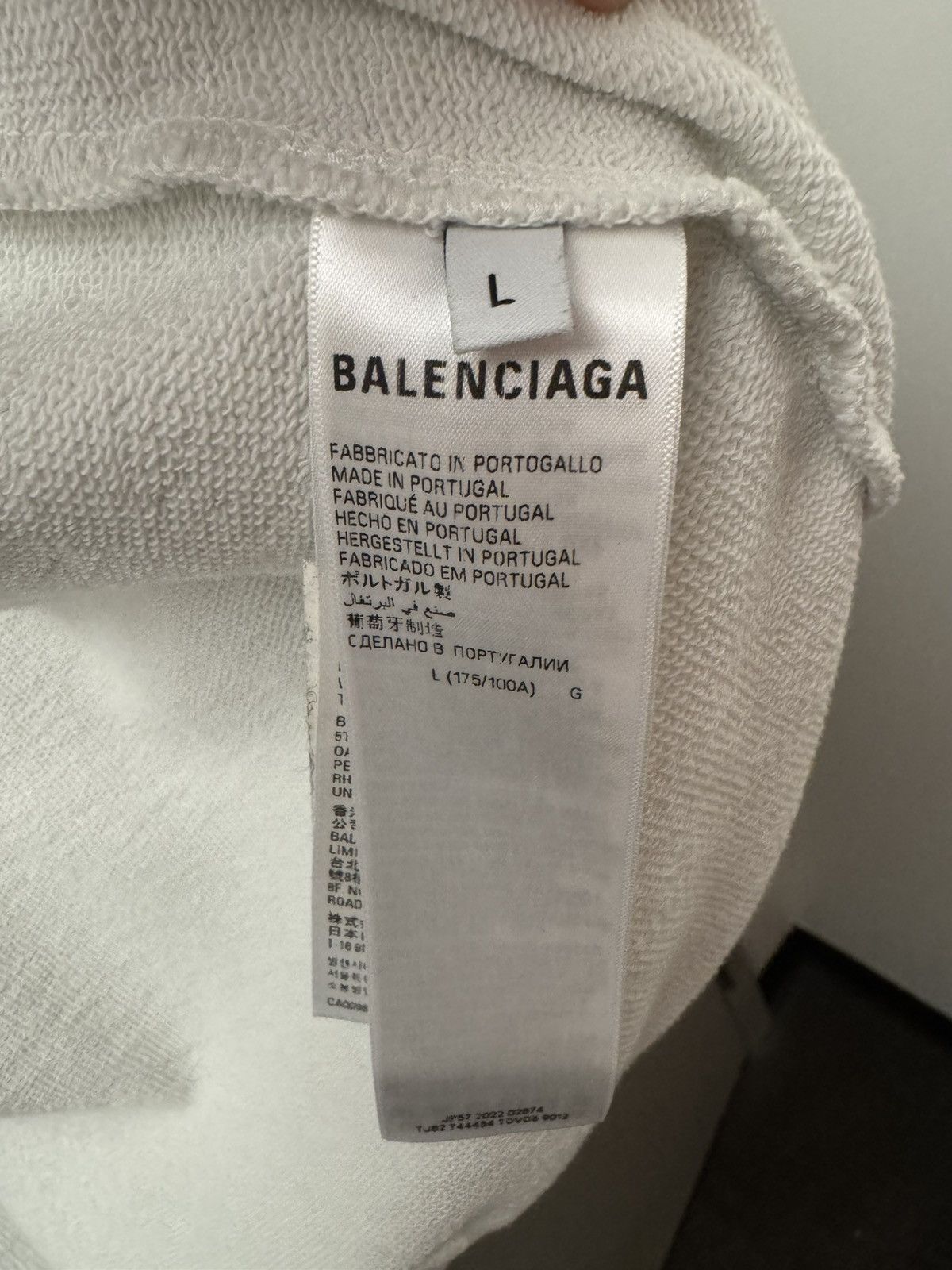 Balenciaga Balenciaga Energy Label Zip Up Hoodie Size US L / EU 52-54 / 3 - 5 Thumbnail