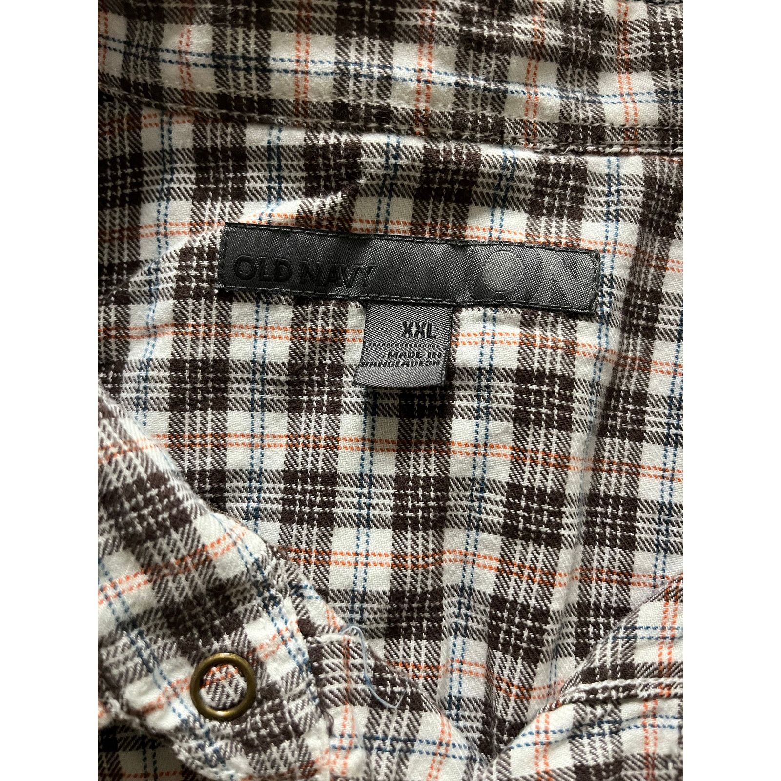 Old Navy Old Navy Men's Plaid Button-Down Shirt - Size XXL Size US XXL / EU 58 / 5 - 4 Thumbnail