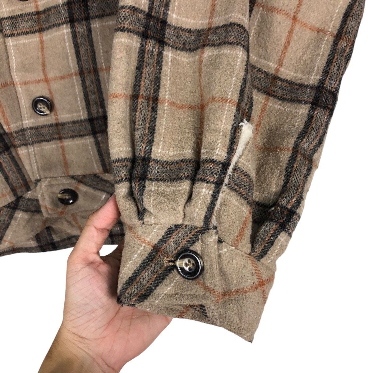 Flannel 📌Vintage Flannel Jacket Tartan Private Pause Issey Miyake Size US L / EU 52-54 / 3 - 16 Thumbnail