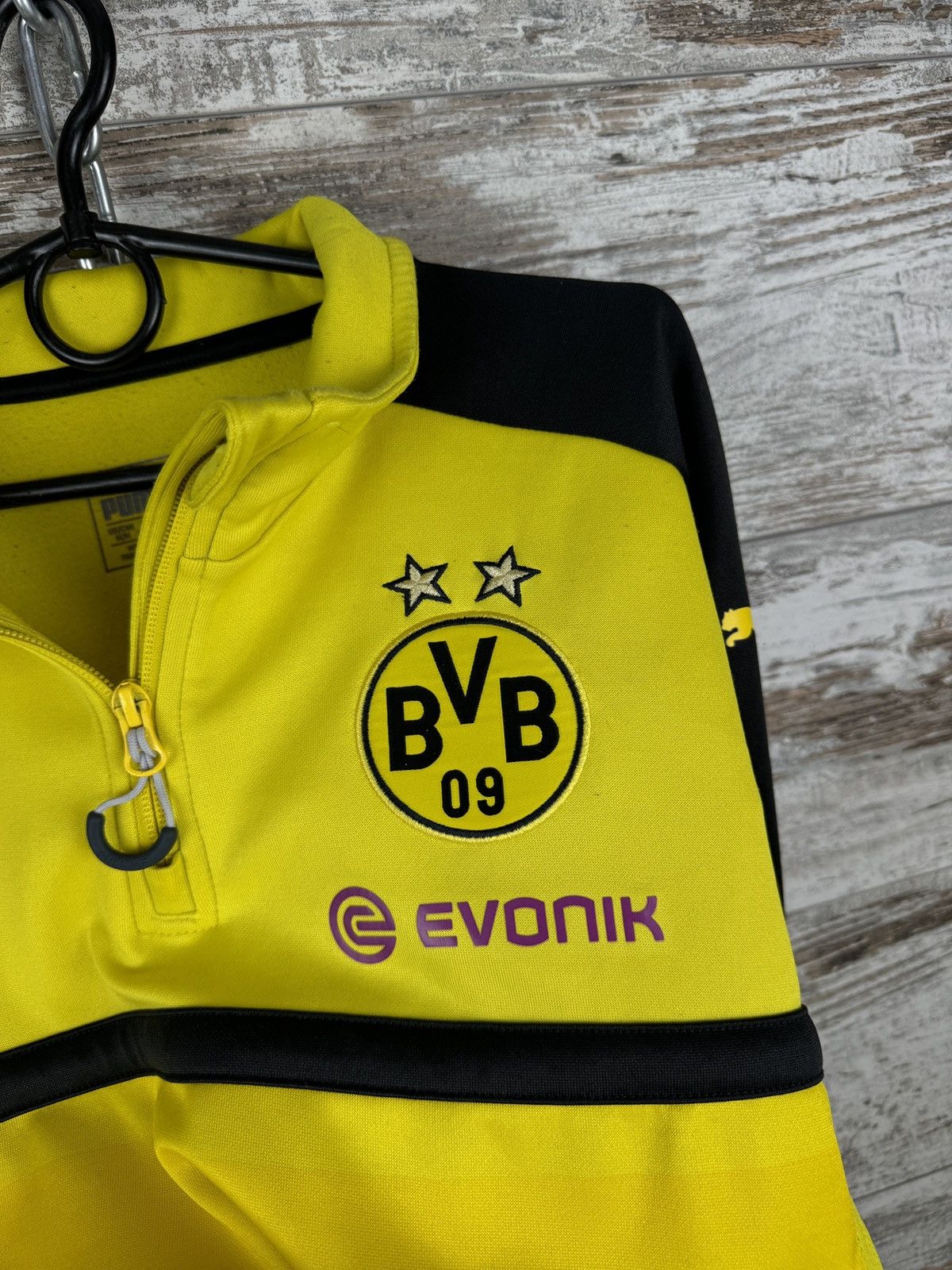 Puma Mens Vintage Puma Borussia Dortmund sweatshirt soccer jersey Size US M / EU 48-50 / 2 - 5 Thumbnail