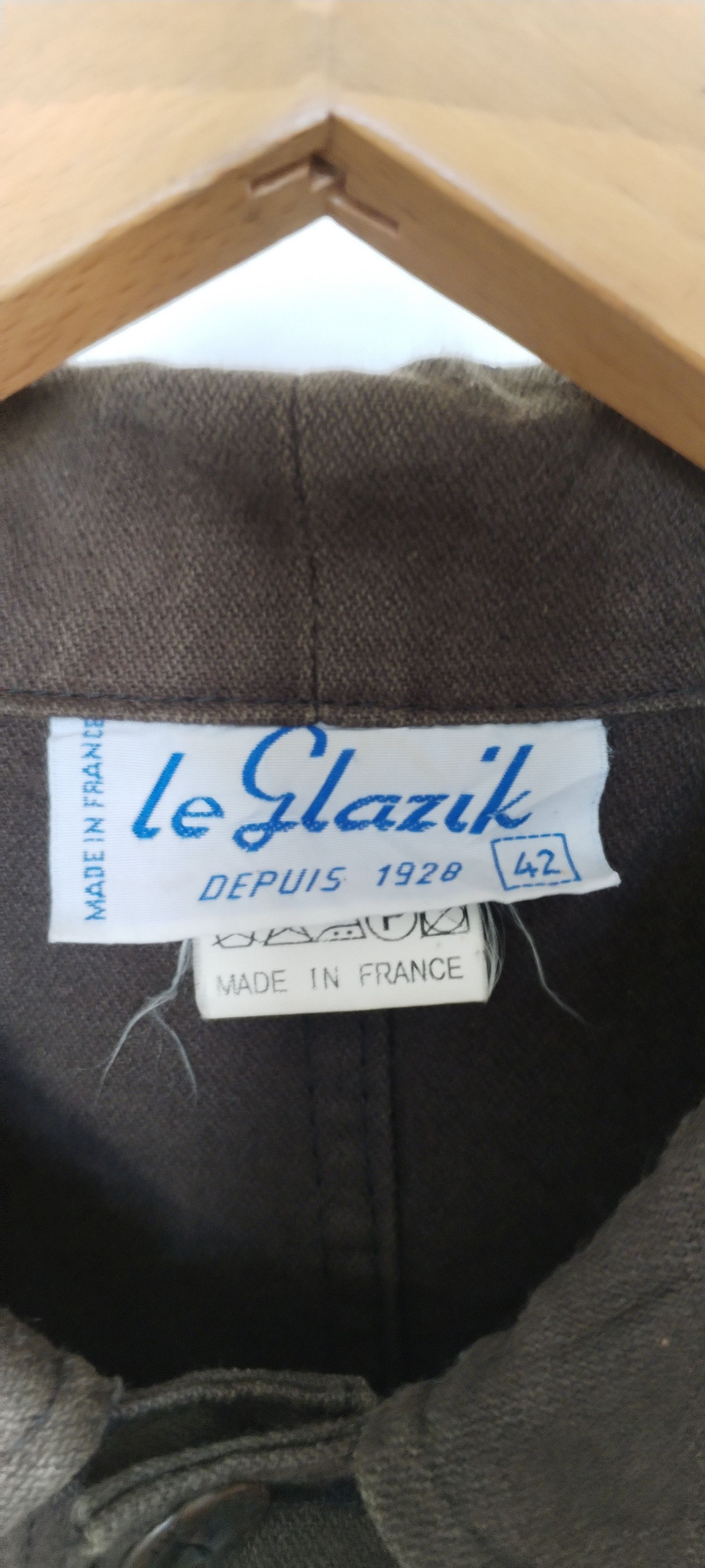 Vintage Vintage Le Grazik Cotton Wool Chore Jacket Made in France Size US M / EU 48-50 / 2 - 10 Thumbnail