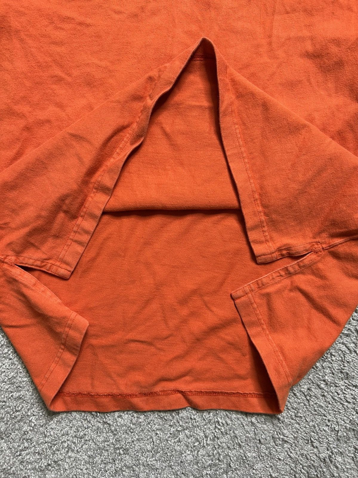 Polo Ralph Lauren Vintage 80s Polo Ralph Lauren Rugby Long Sleeve Pad Orange Size US L / EU 52-54 / 3 - 4 Thumbnail