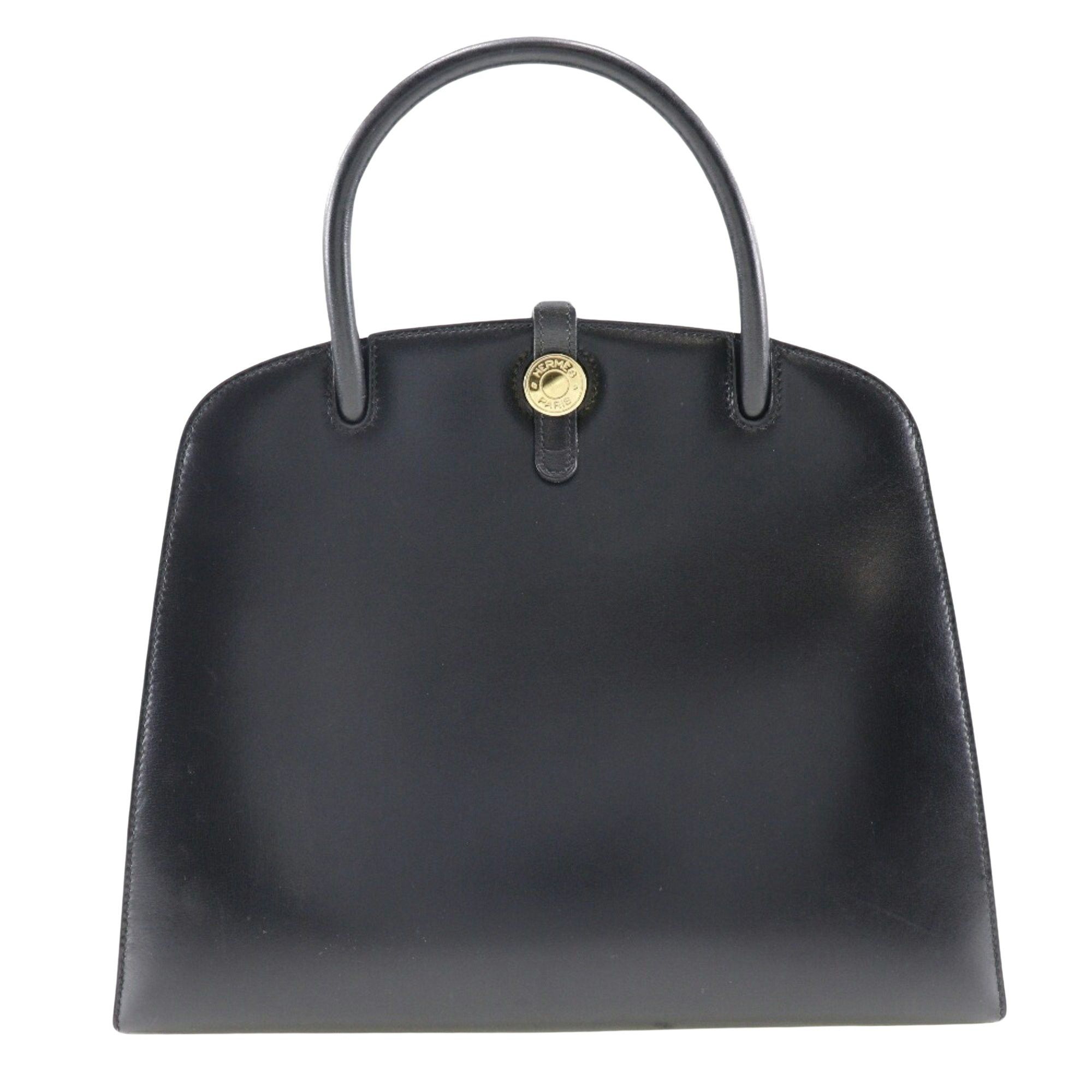 image of Hermes Dalvy Handbag in Black, Women's