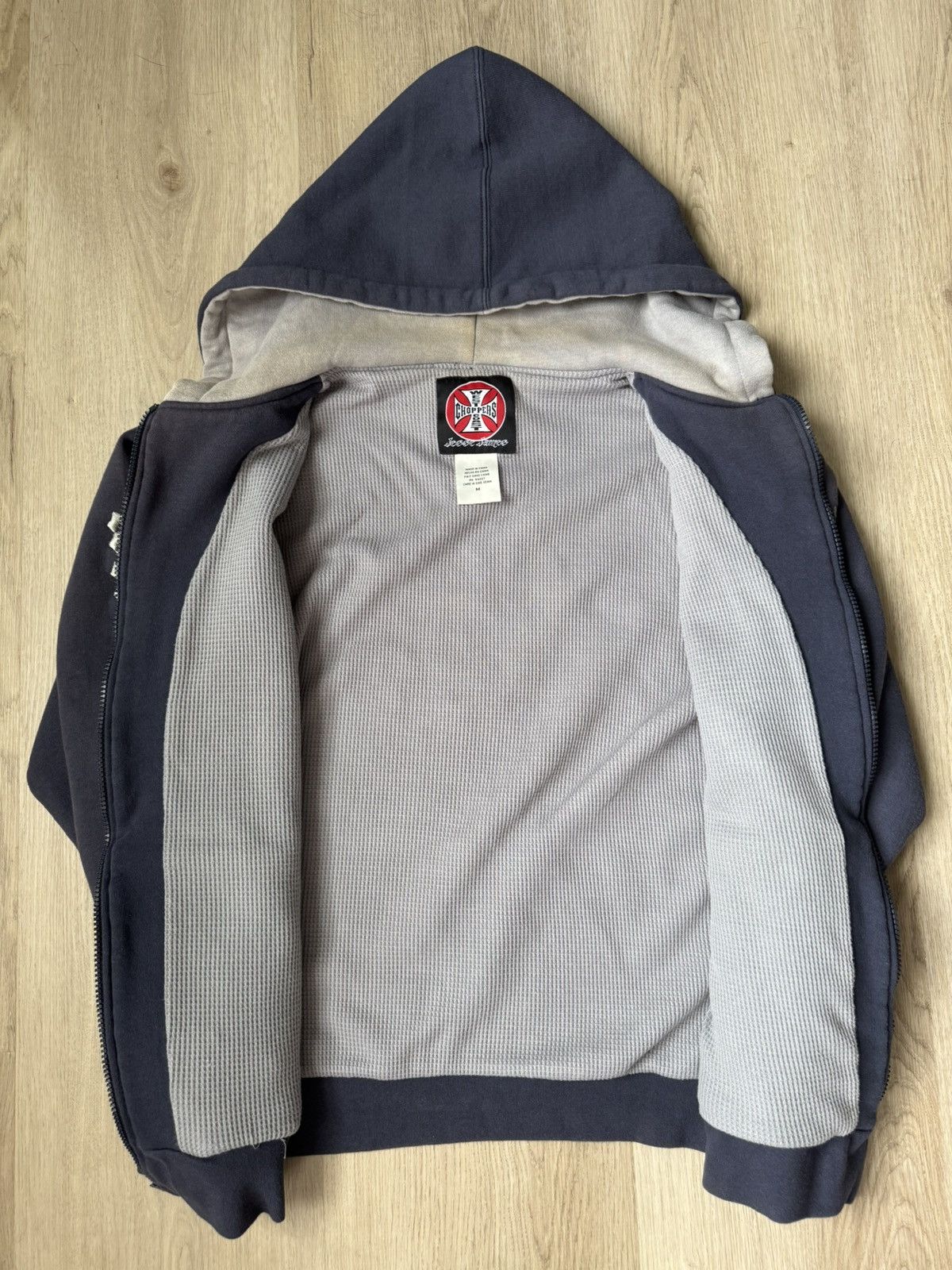 West Coast Choppers Vintage West Coast Choppers Zip Up Hoodie Rare GRAILED Wings Size US M / EU 48-50 / 2 - 10 Thumbnail