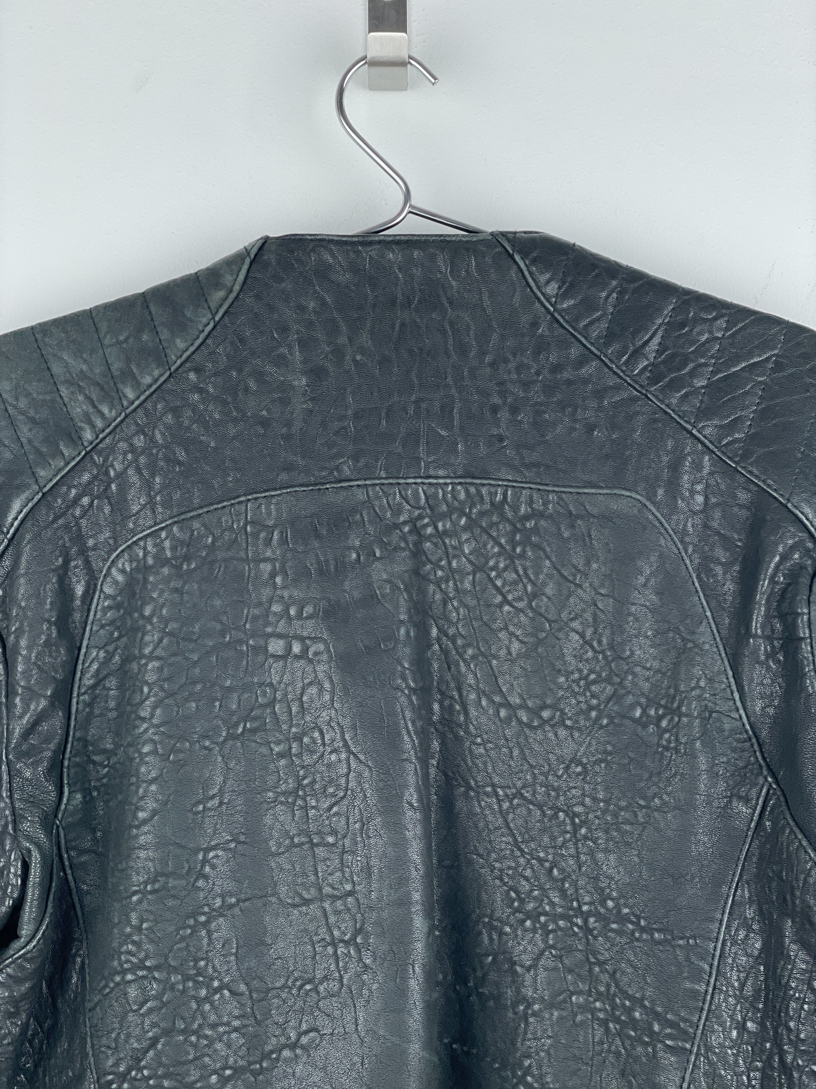 Balmain × H&M Balmain x H&M AW15 Double-Zipper Biker Leather Jacket Size US L / EU 52-54 / 3 - 9 Thumbnail
