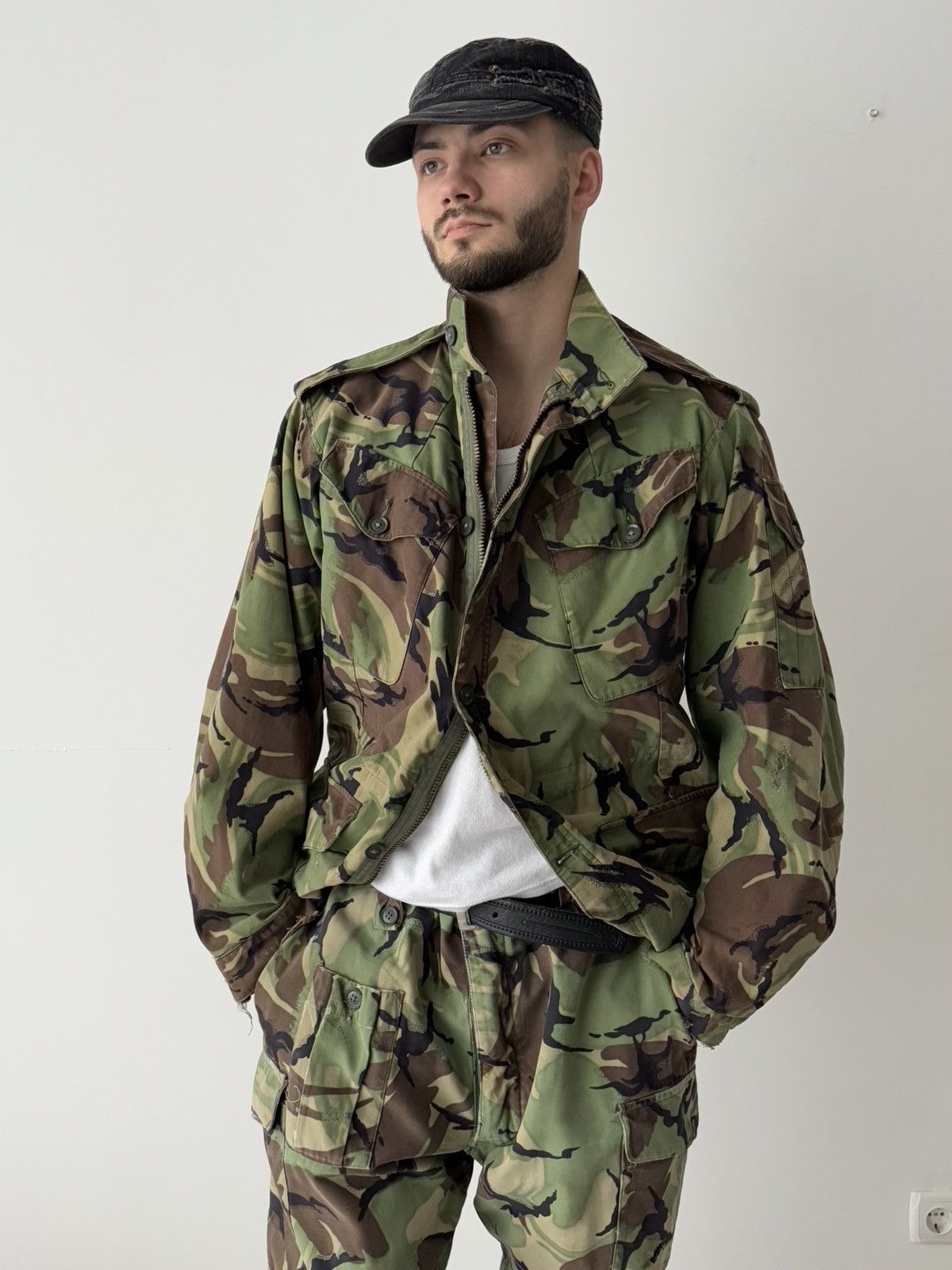 Vintage 1968 Pattern Vintage British Army DPM Camo Combat Suit Size US L / EU 52-54 / 3 - 2 Thumbnail